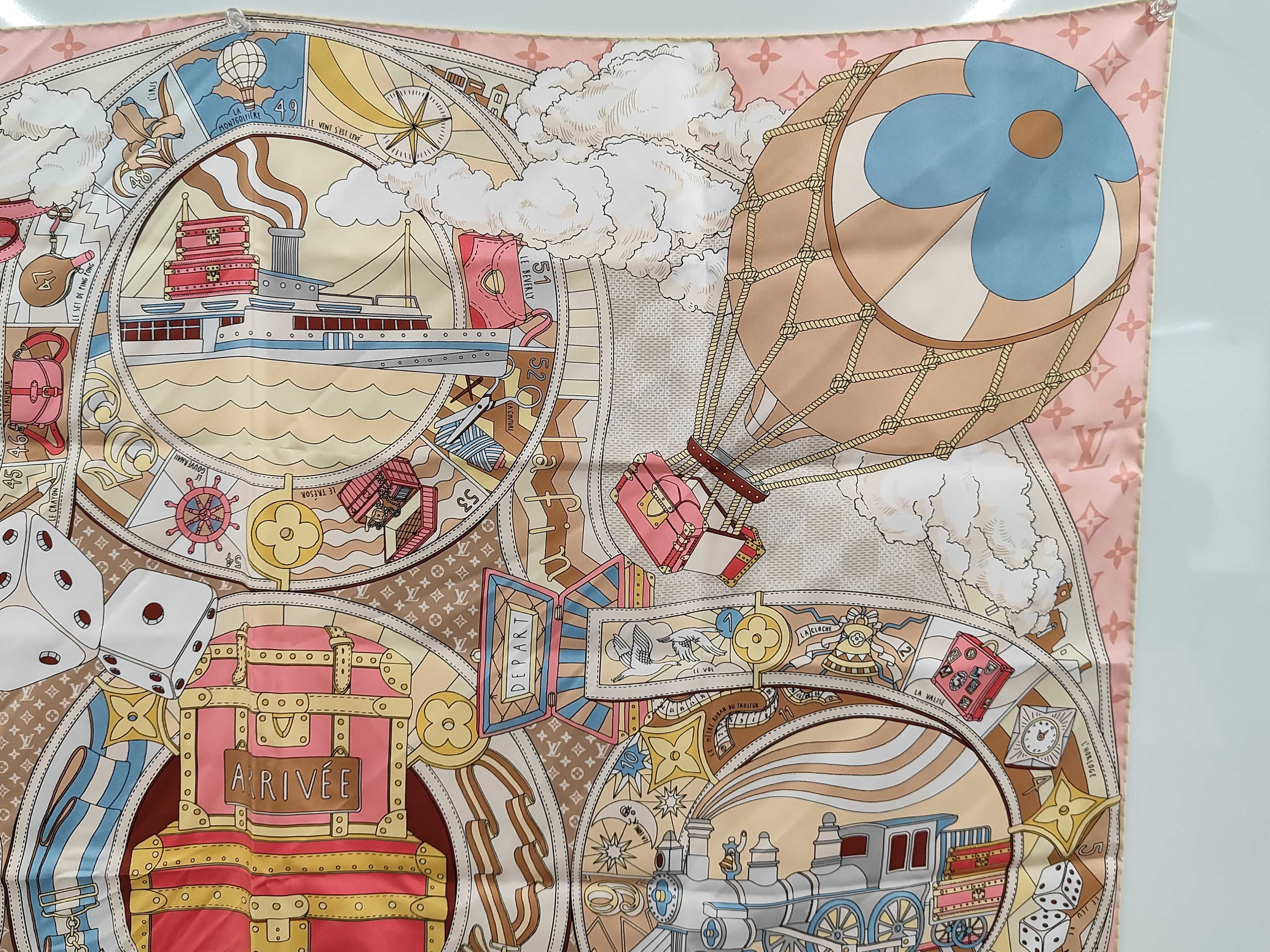 Louis Vuitton LV Journey Silk Carre 90