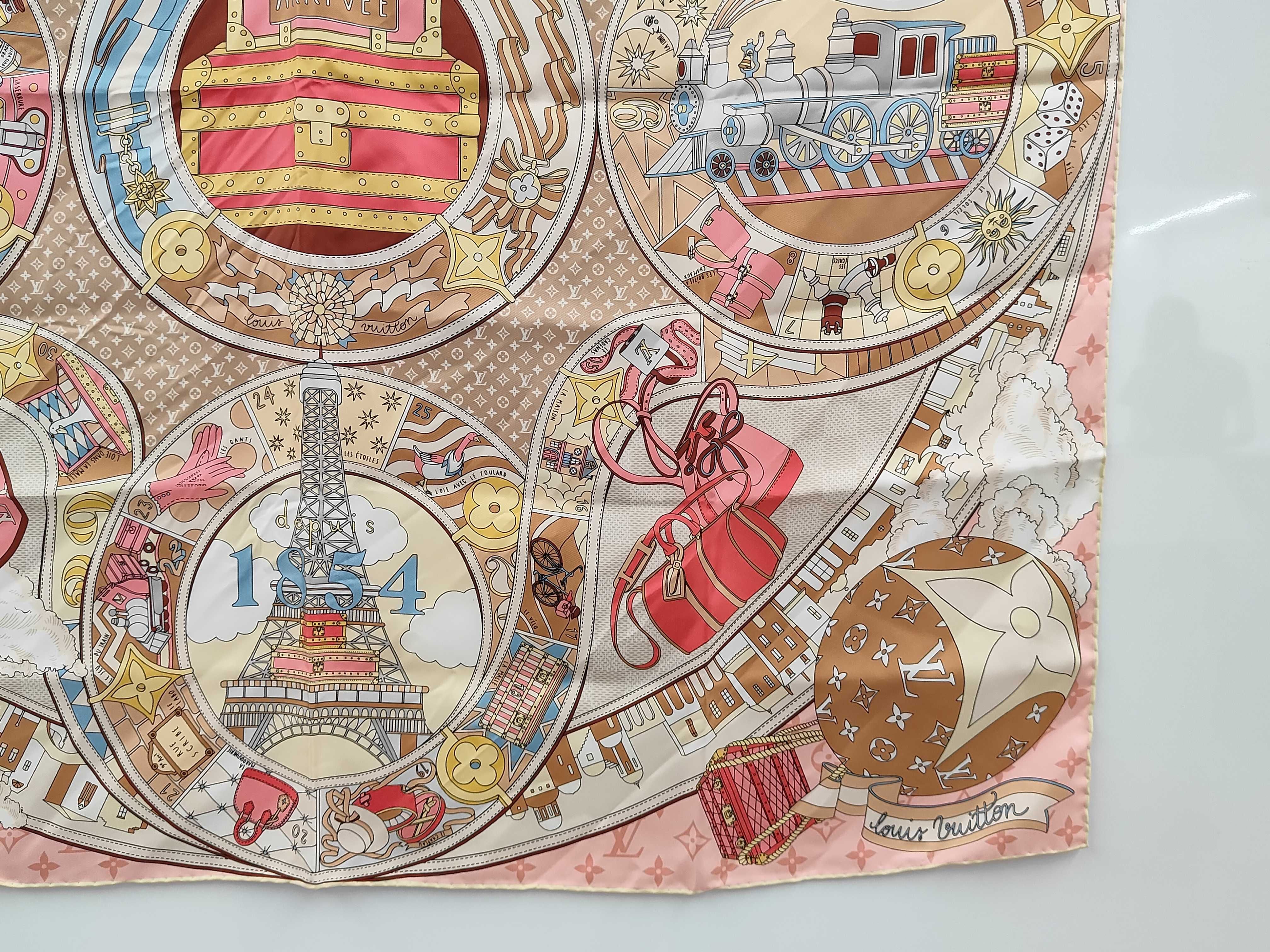 Louis Vuitton LV Journey Silk Carre 90