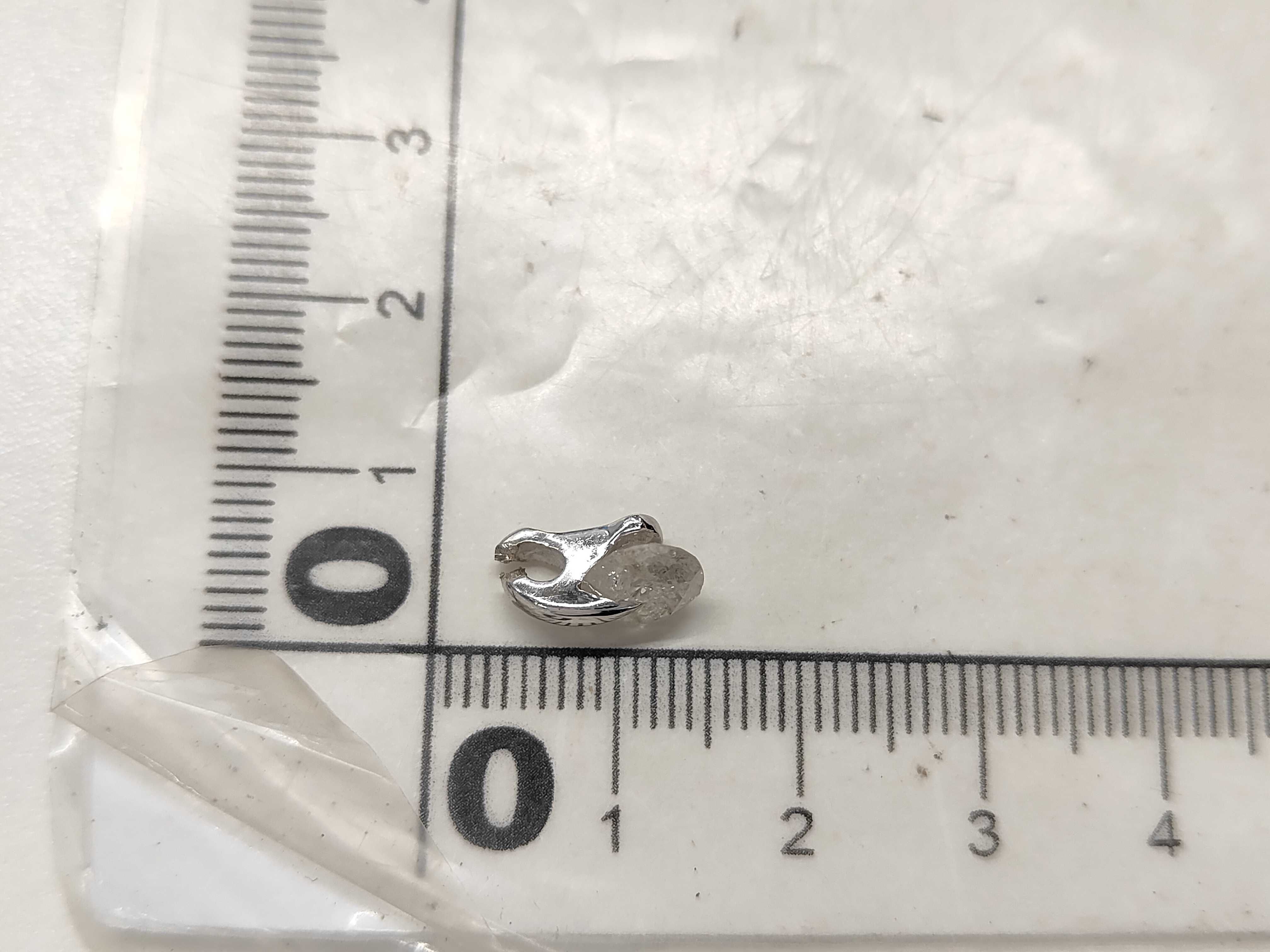 1.0ct Natural Diamond 18KWG Bypass Slide Pendant