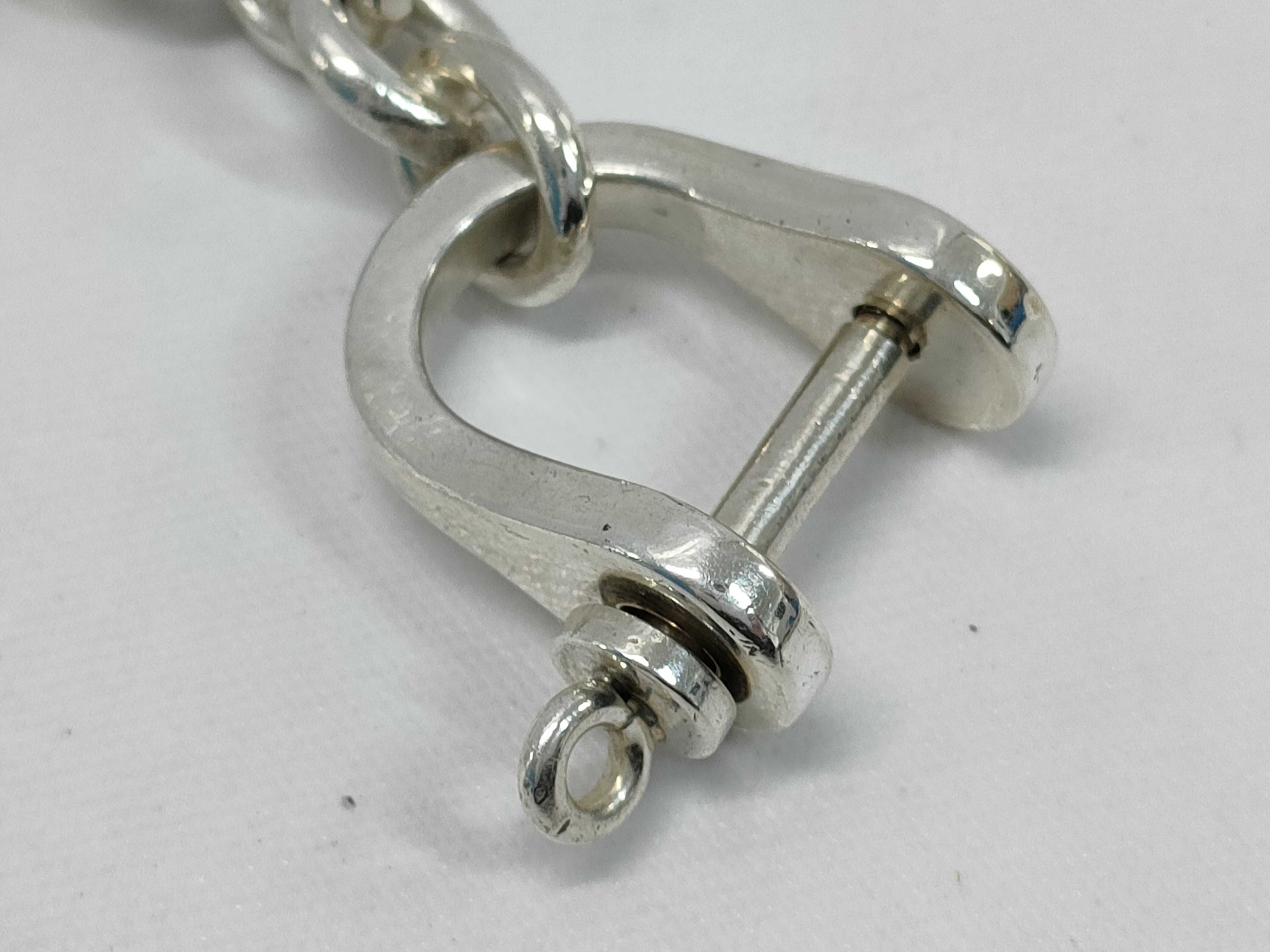 A Vintage Tiffany & Co. 1/2 Troy Oz Fine Silver Ingot Keychain with Box