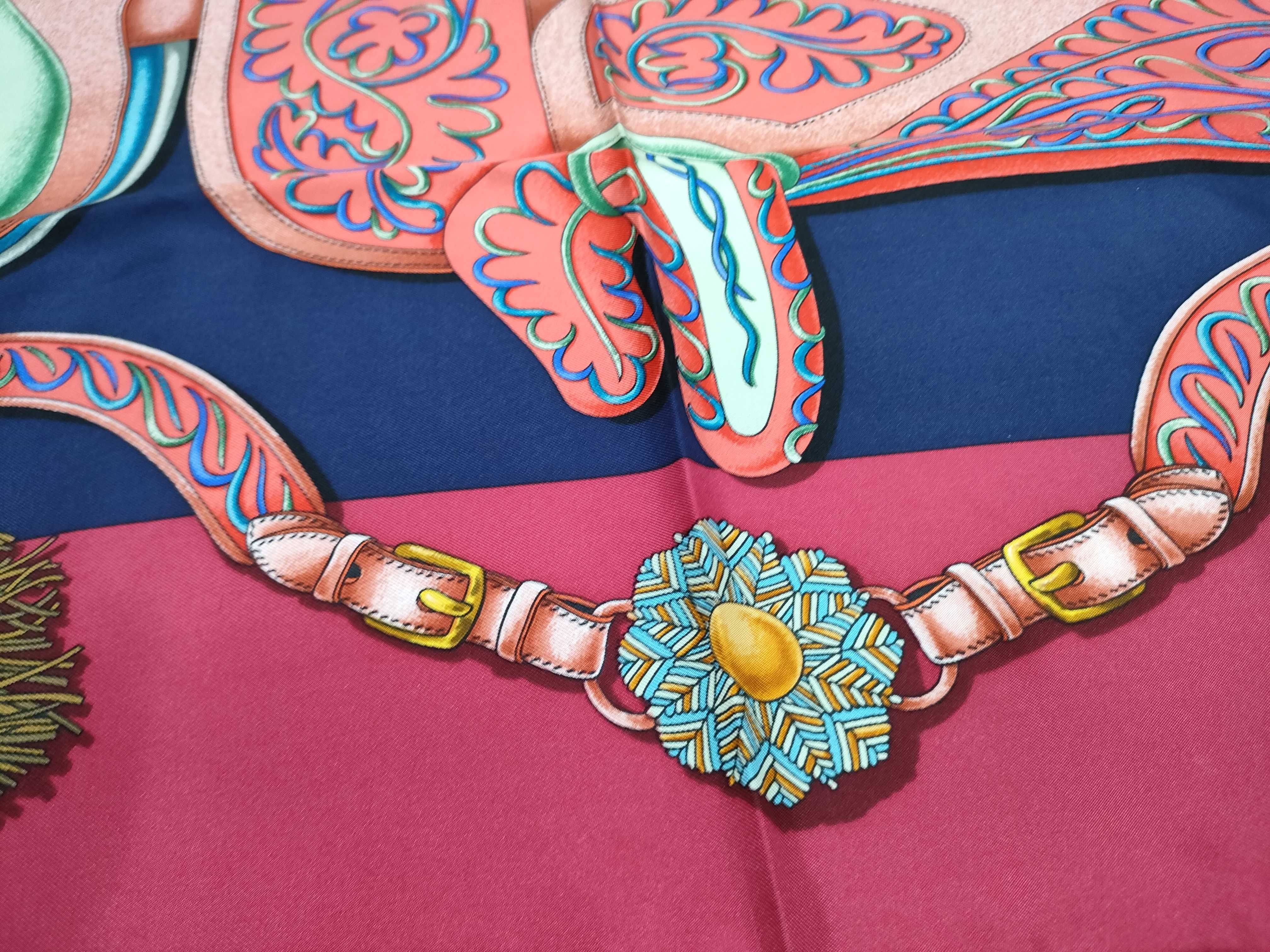 Vintage Hermes Festival Silk Carre 90