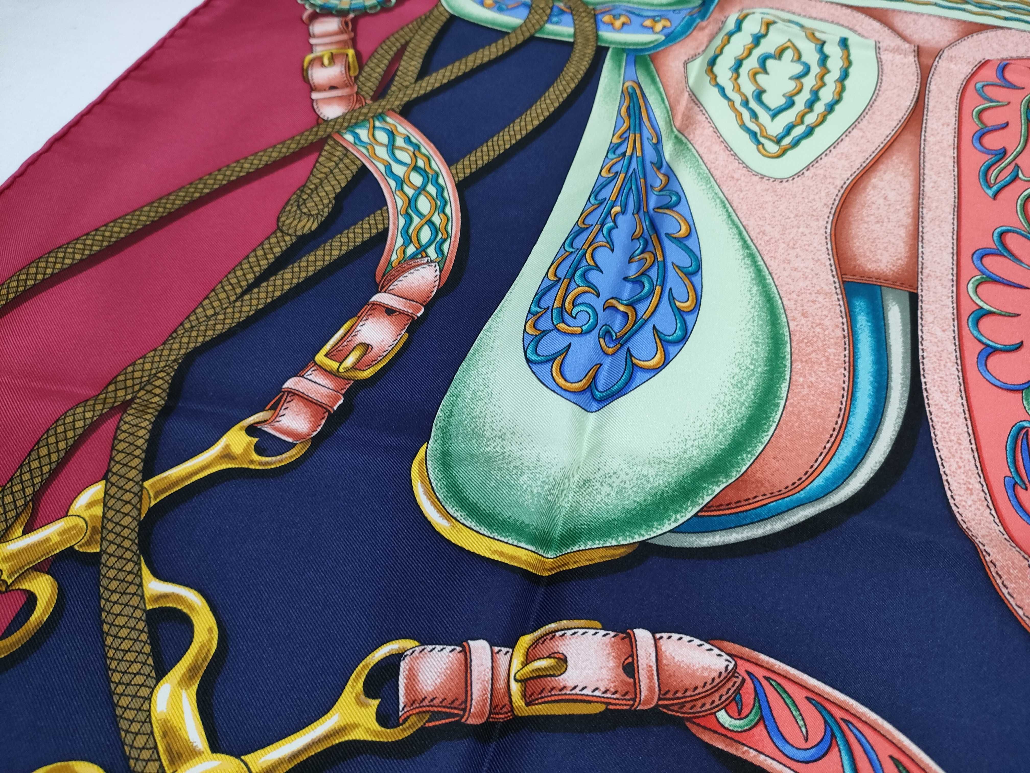 Vintage Hermes Festival Silk Carre 90