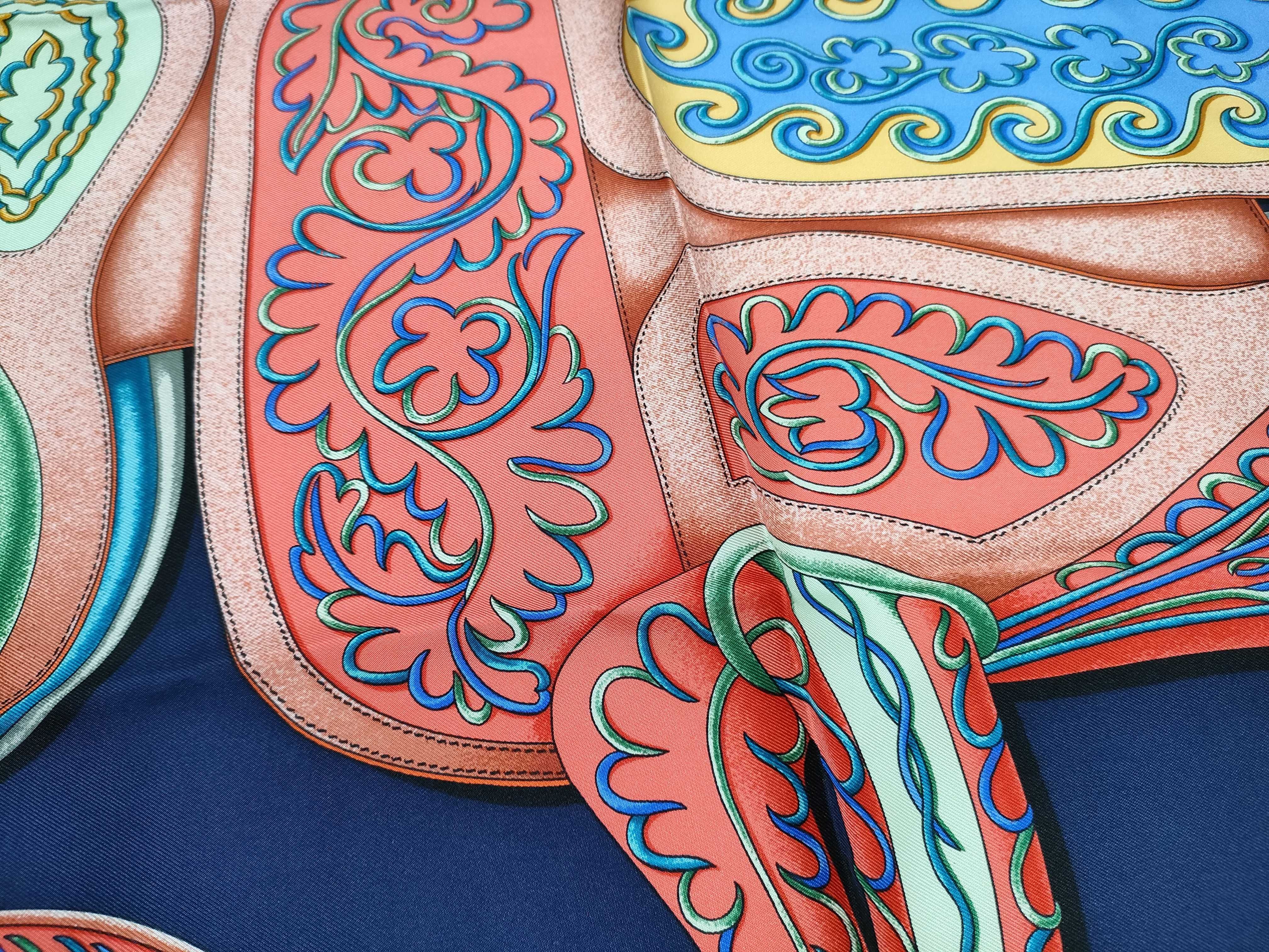 Vintage Hermes Festival Silk Carre 90