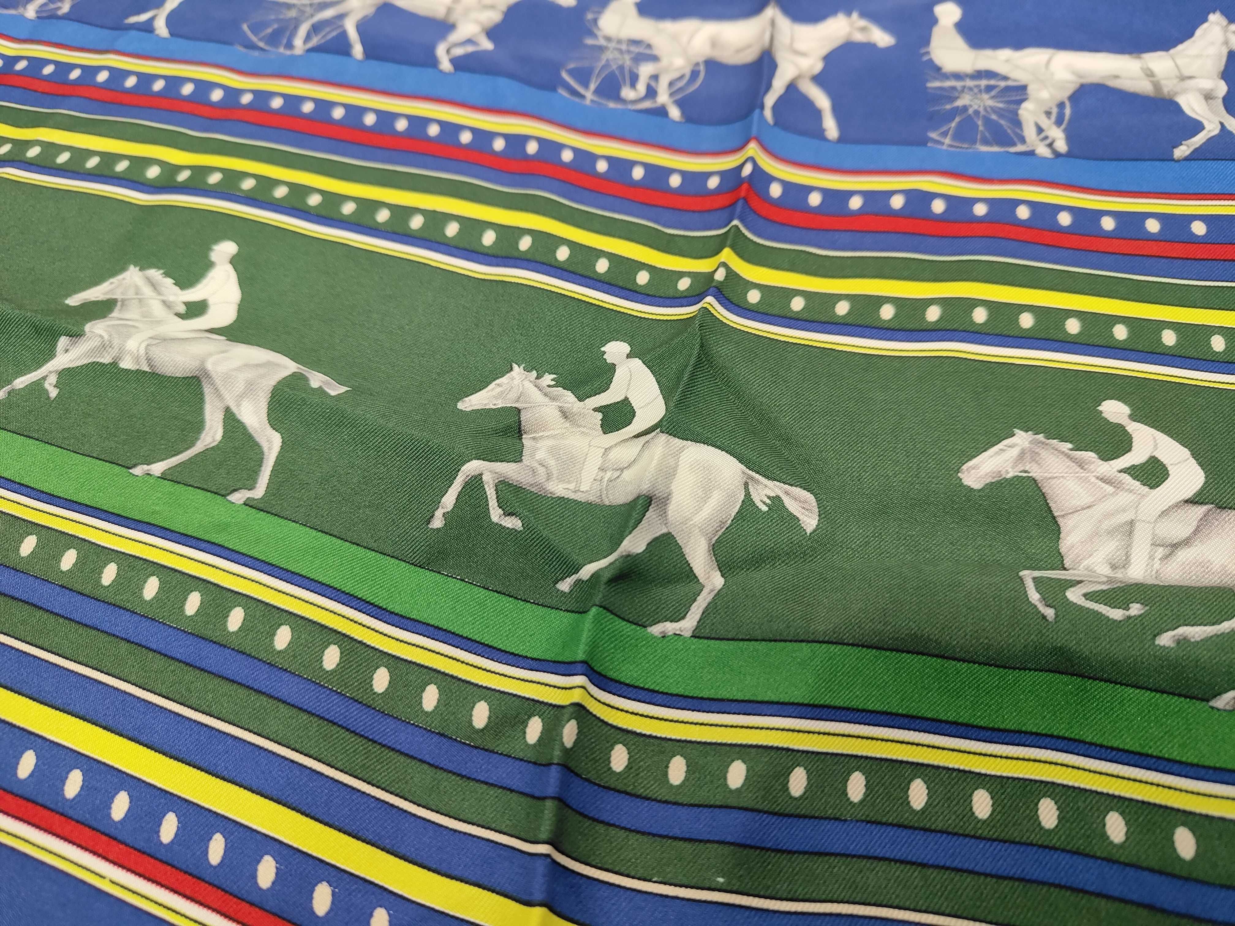 Vintage Hermes Sequences Silk Carre 90