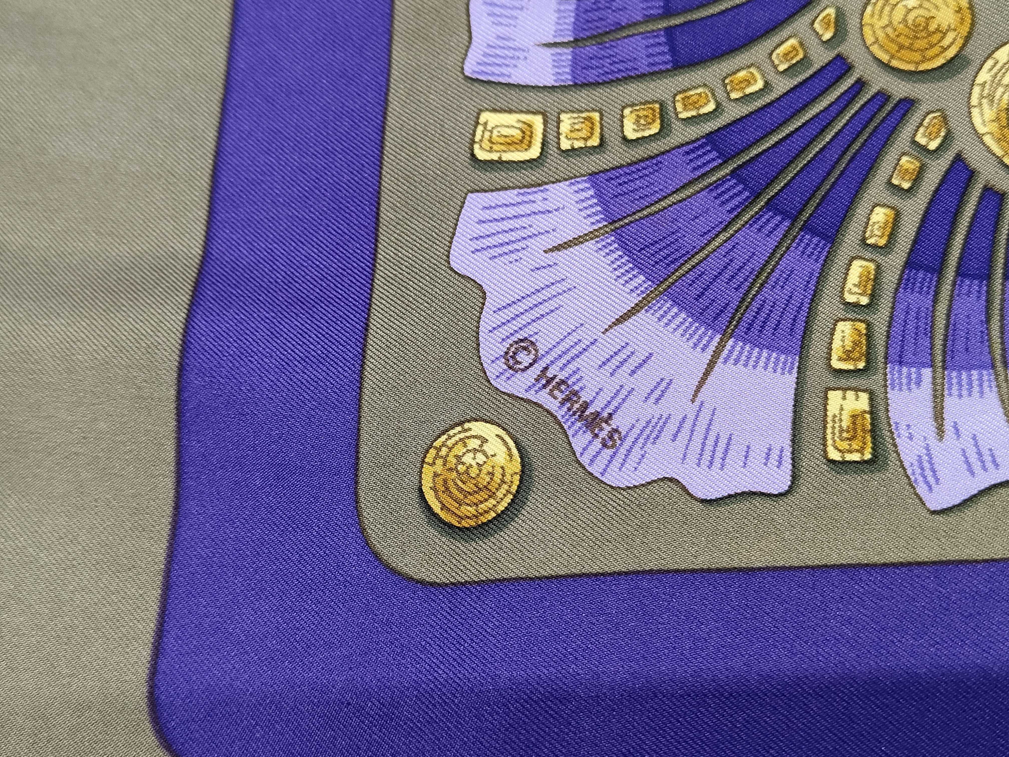 Vintage Hermes Cheval Turc Silk Carre 90