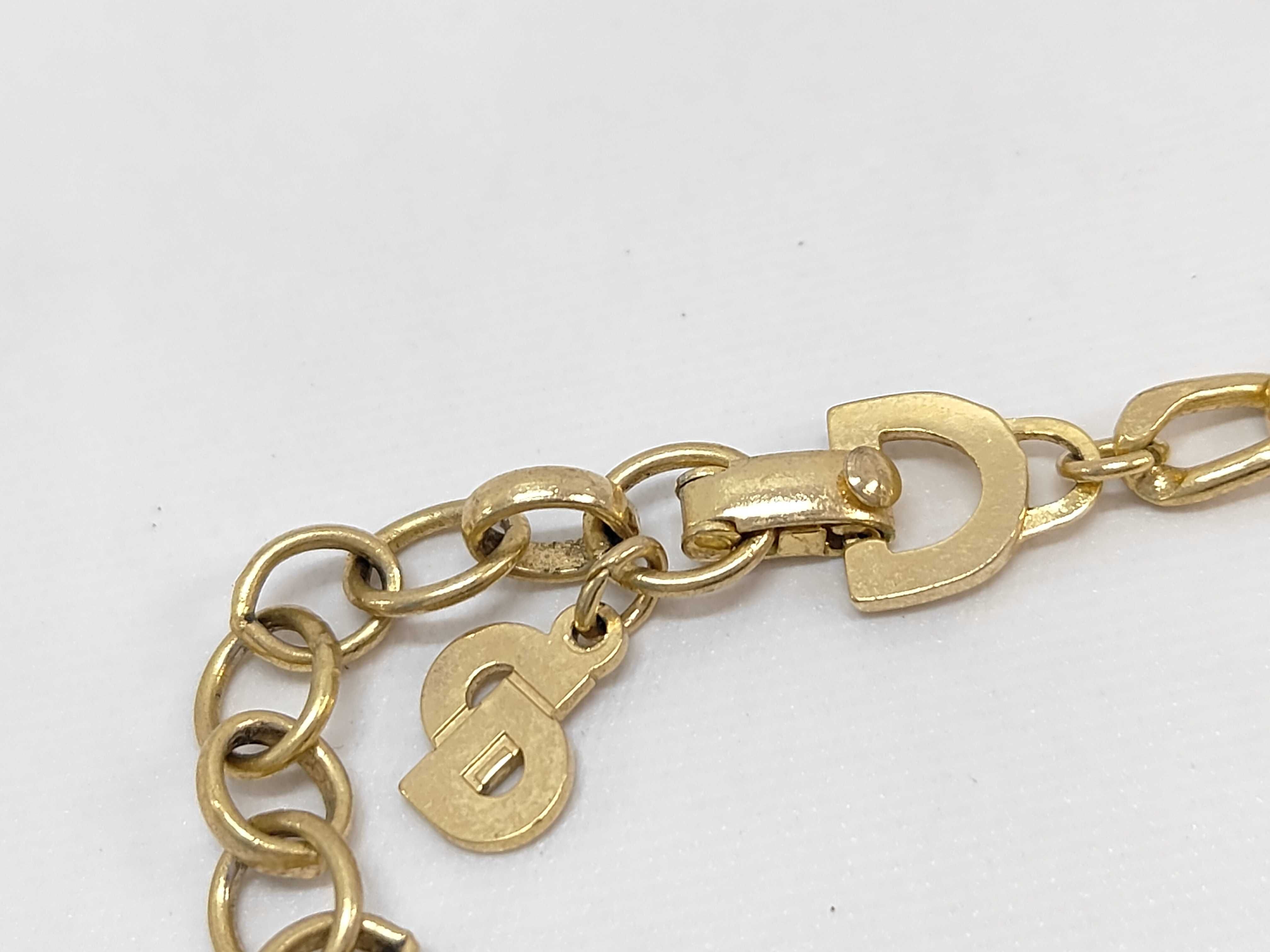 Vintage Christian Dior Gold-Tone Curb Link Necklace