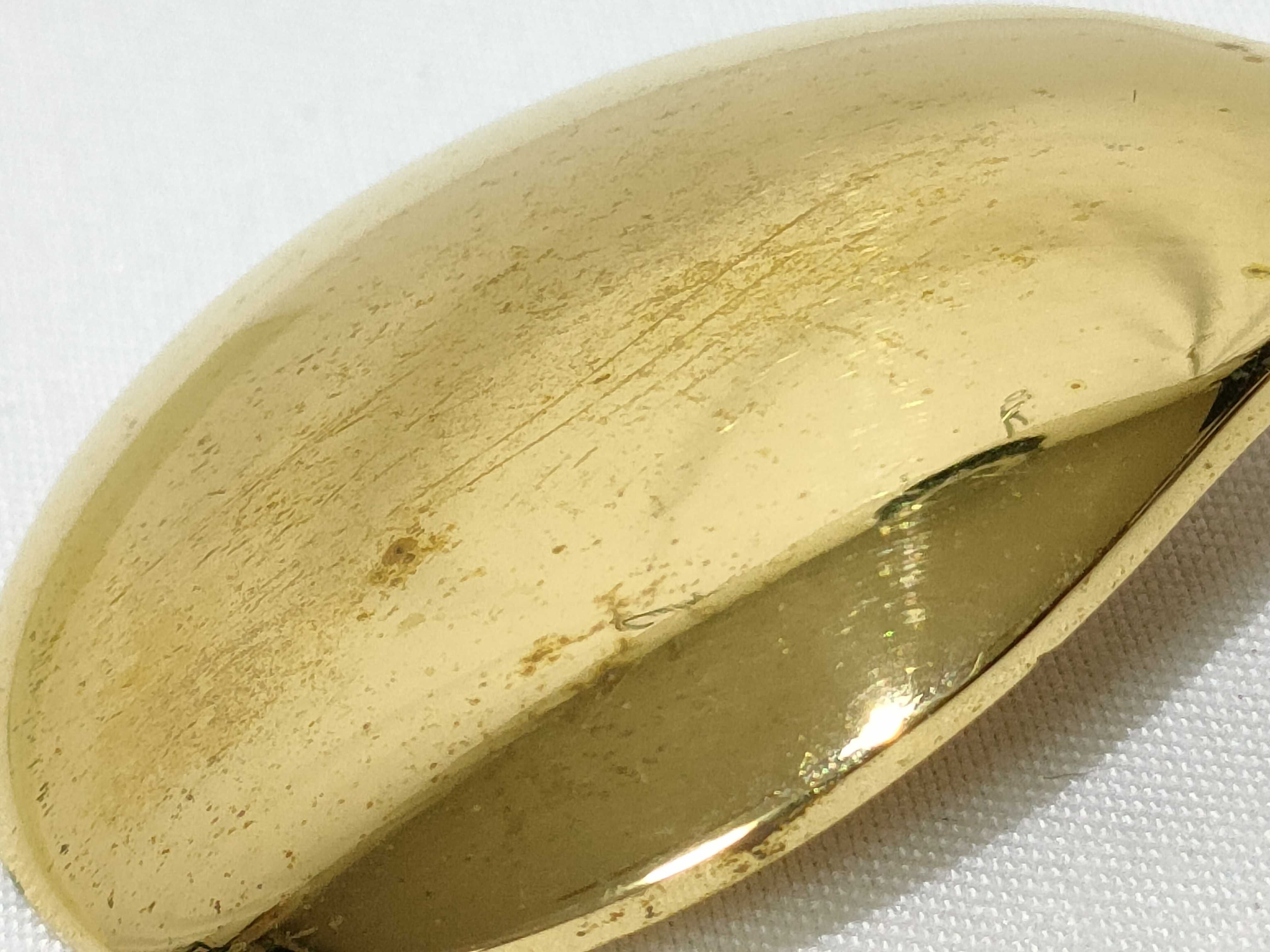 Vintage Georg Jensen 1981 Gilt Sterling Silver Annual Spoon with Box