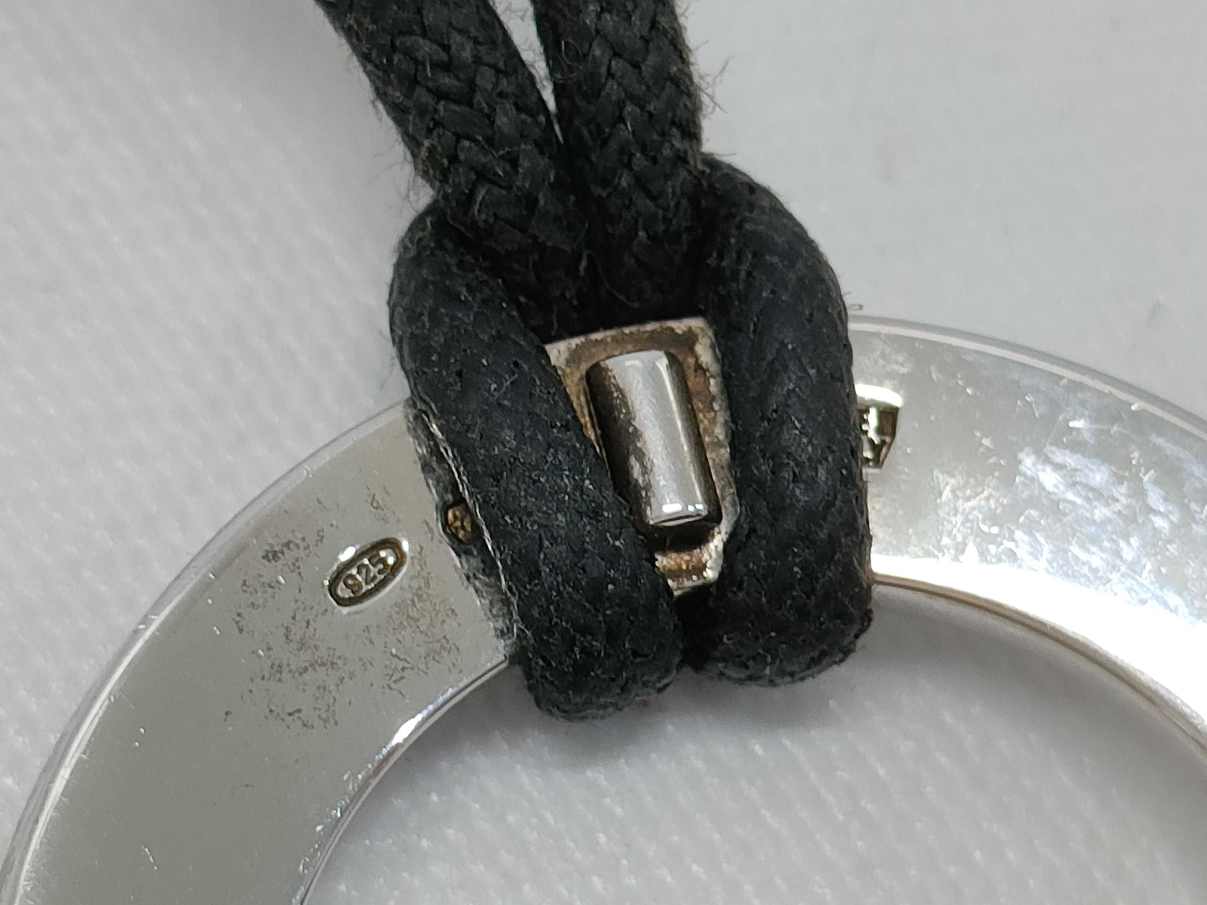Bvlgari Save the Children Sterling Silver Ring Pendant Necklace