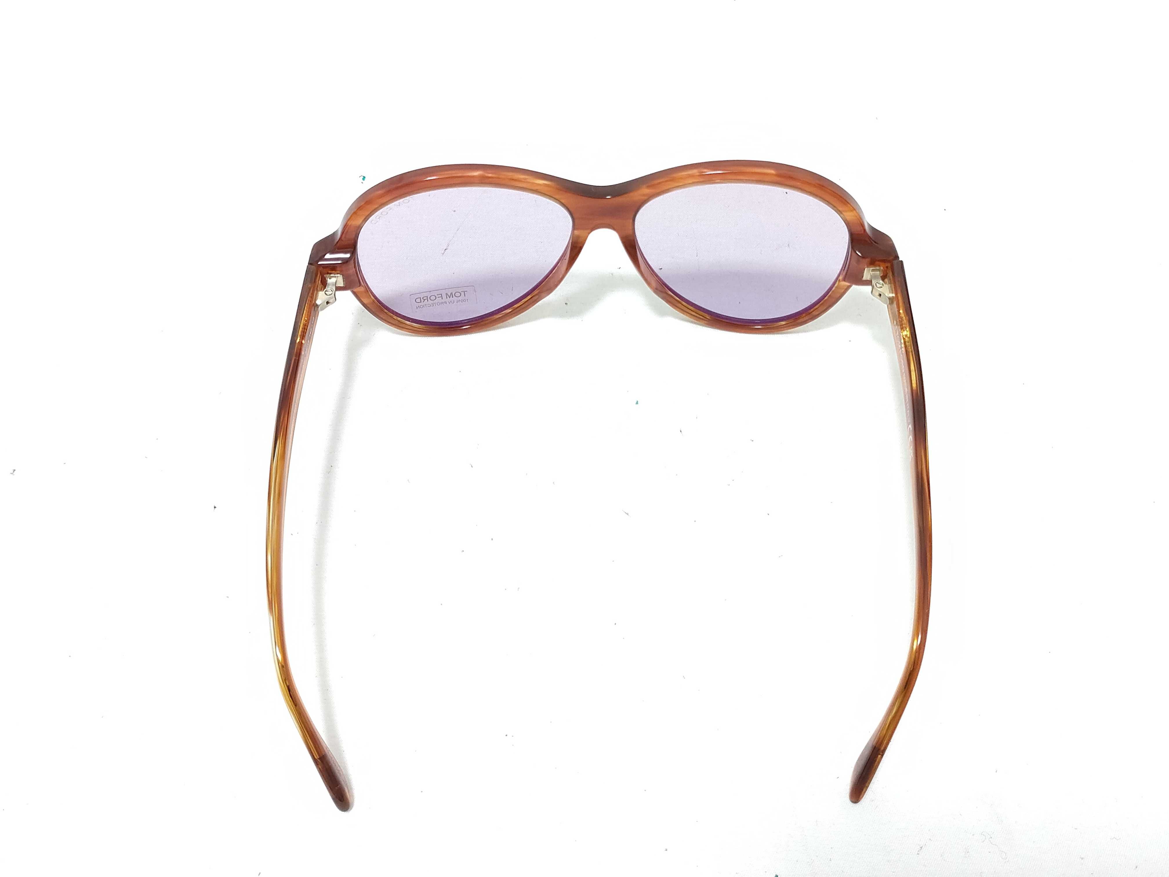 Tom Ford Camryn TF1033 Tortoiseshell and Purple Photochromic Sunglasses with Box