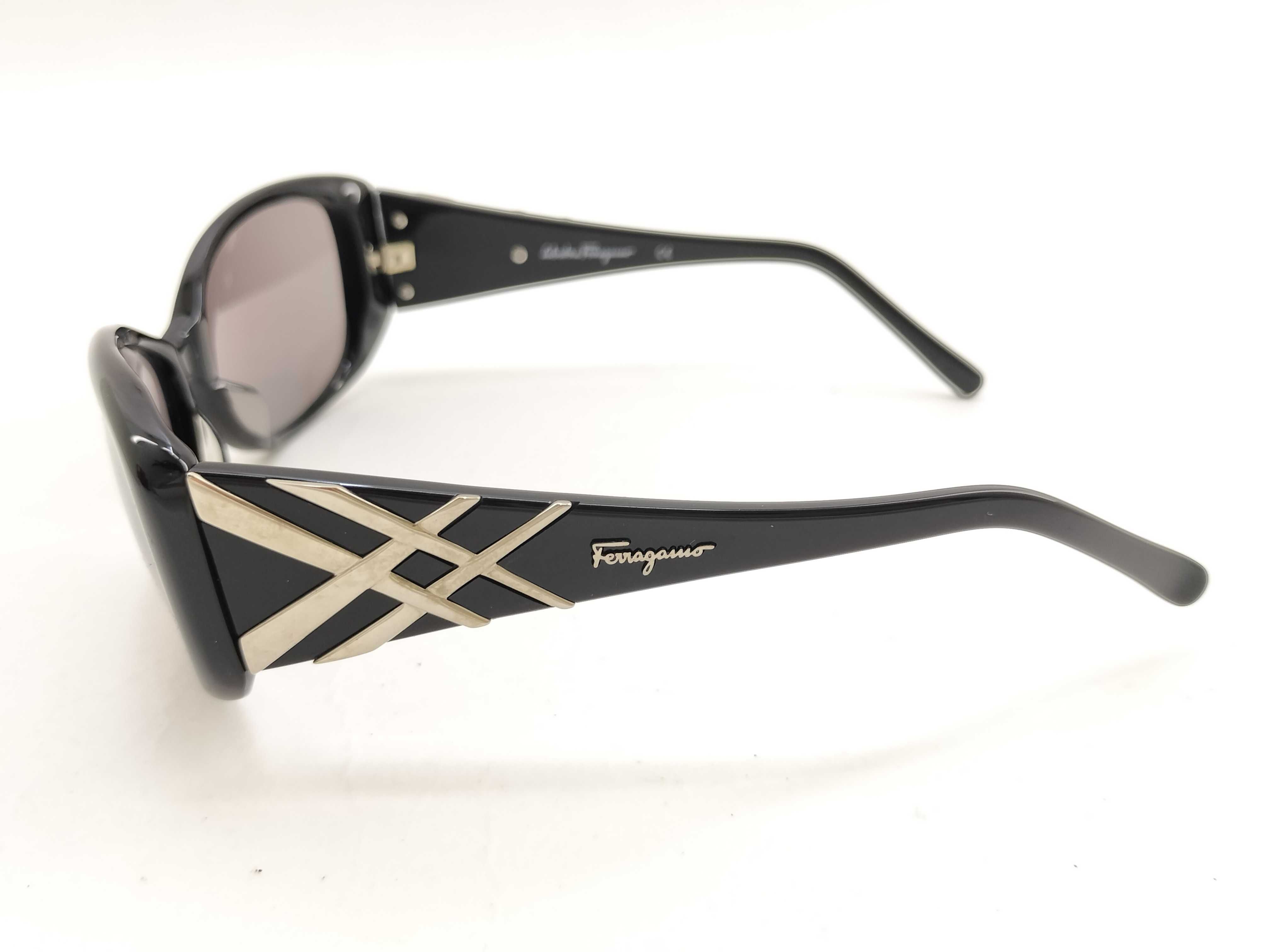 Salvatore Ferragamo 2183 Black Acetate Sunglasses