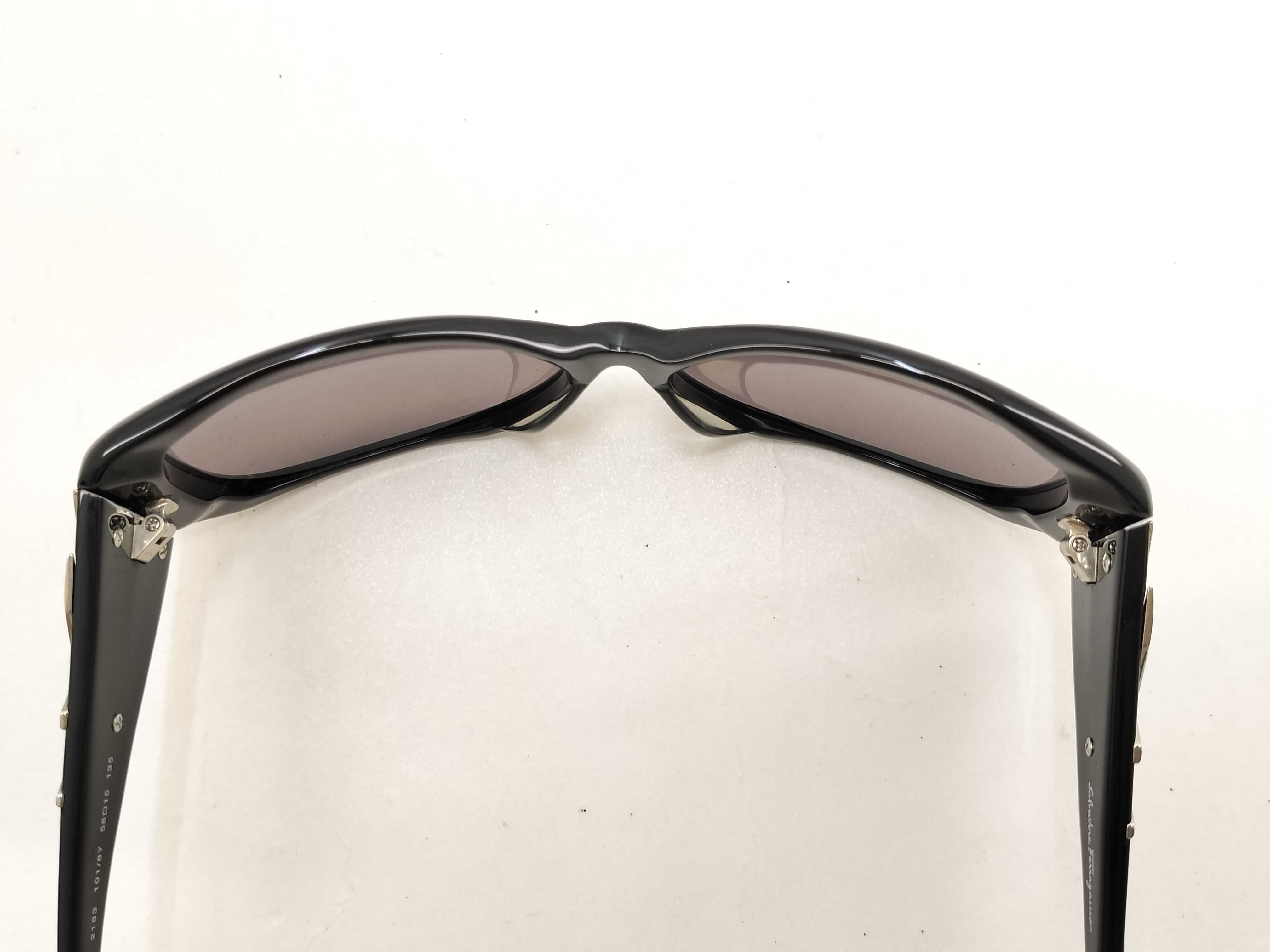 Salvatore Ferragamo 2183 Black Acetate Sunglasses