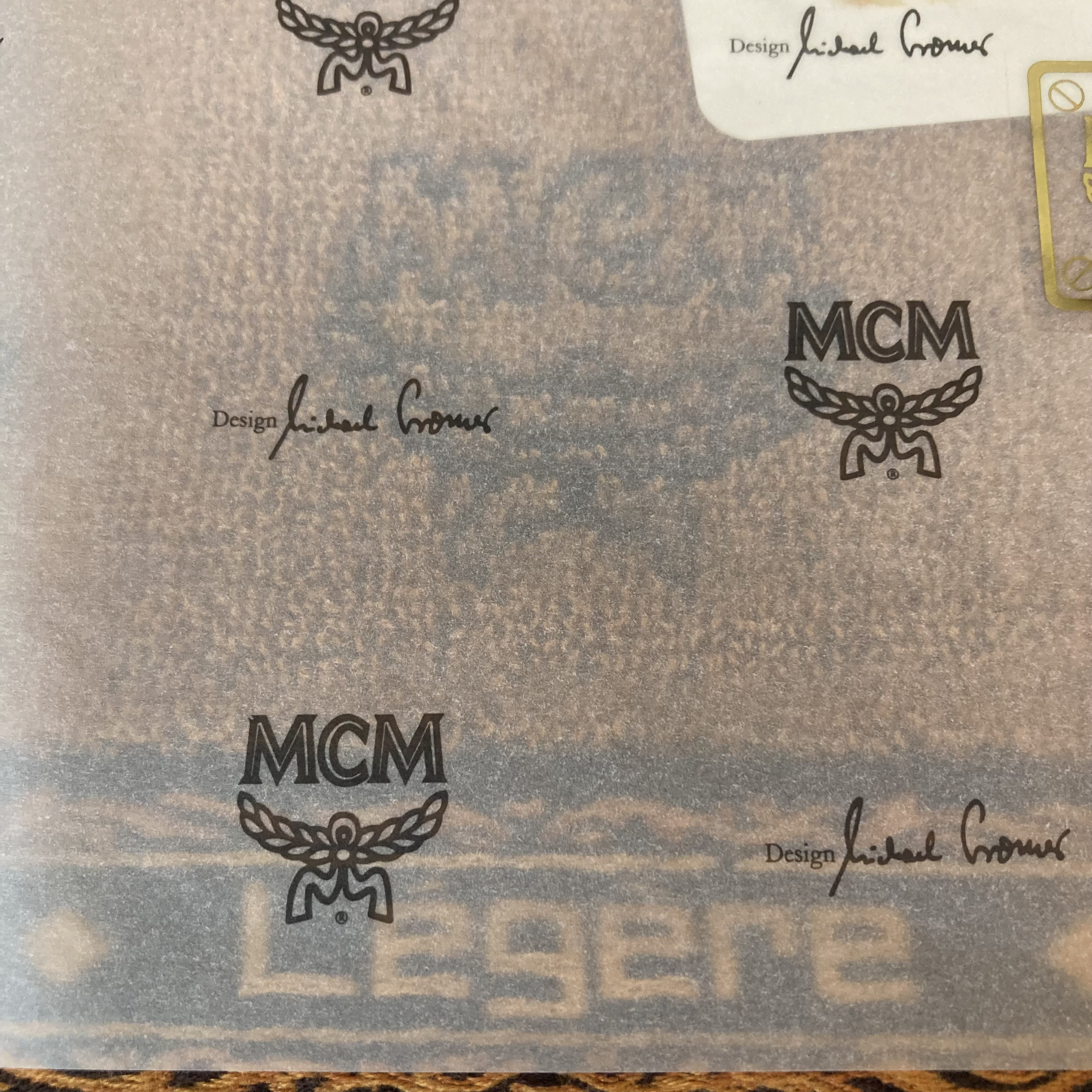A Pair of MCM Legere by Michael Cromer Visetos Cotton Wash Towels with Box