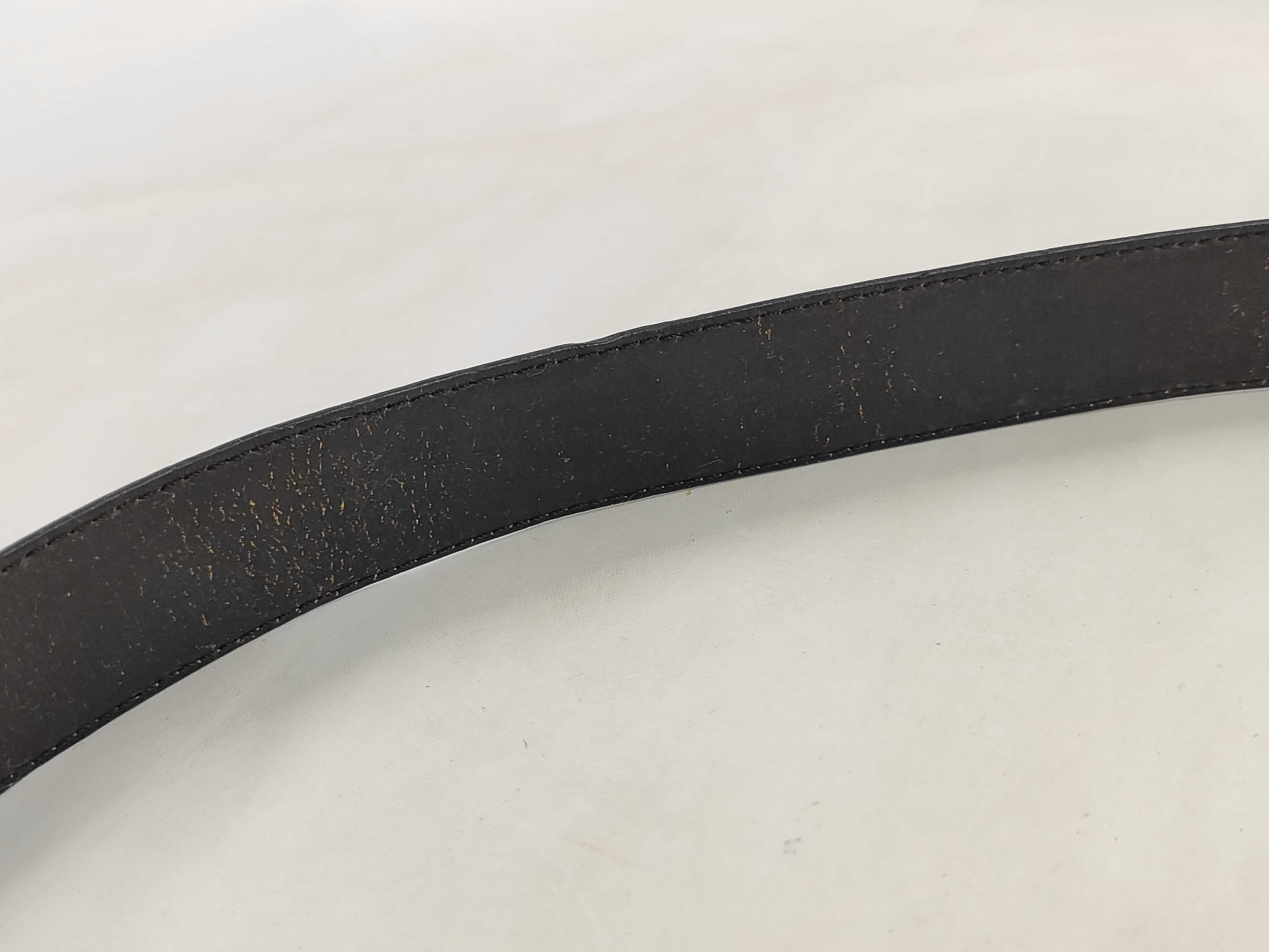 Vintage Yves Saint Laurent Black Leather Belt