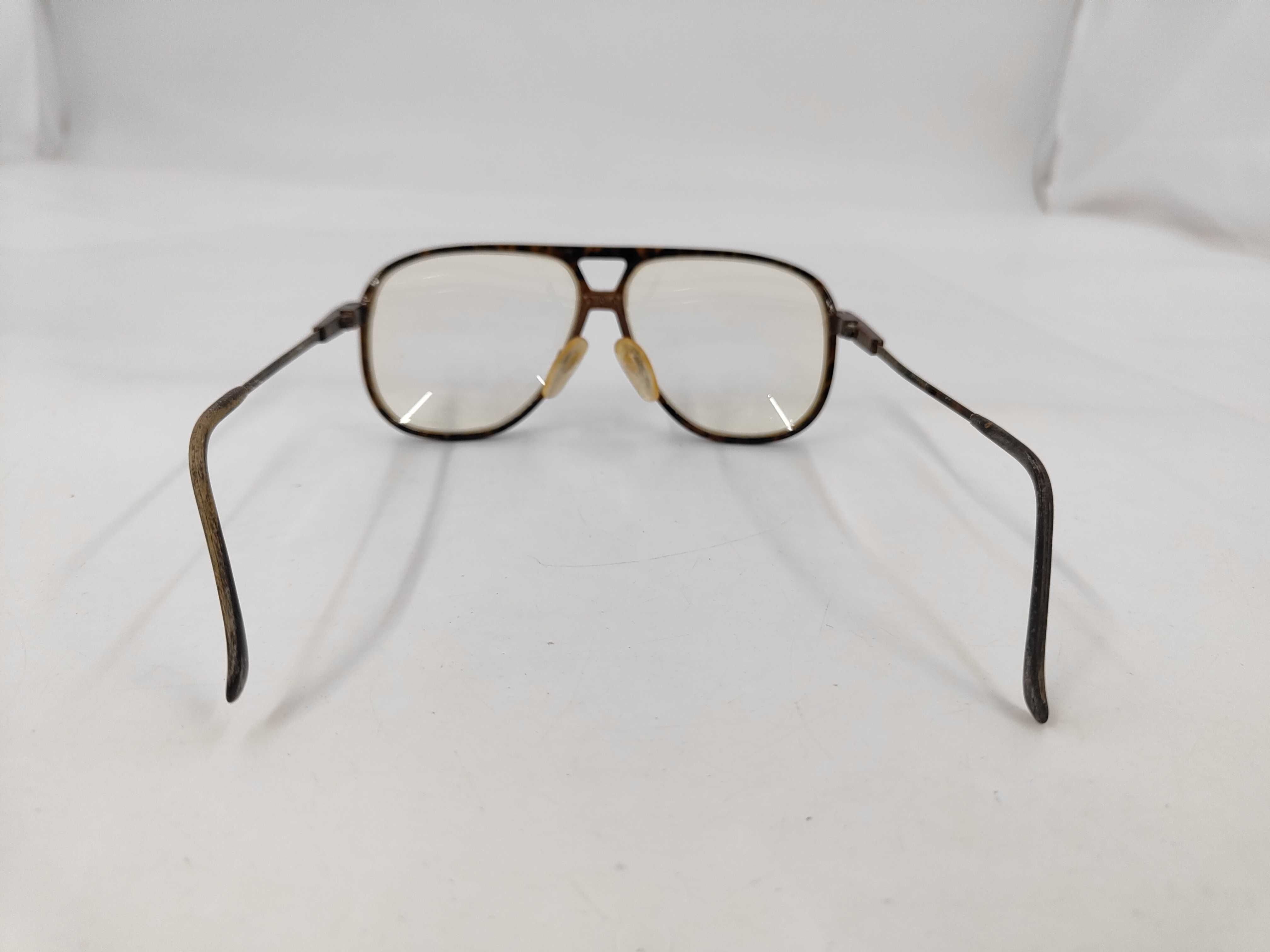 Vintage Yves Saint Laurent Tortoiseshell Acetate and Metal Aviator Eyeglass Frames