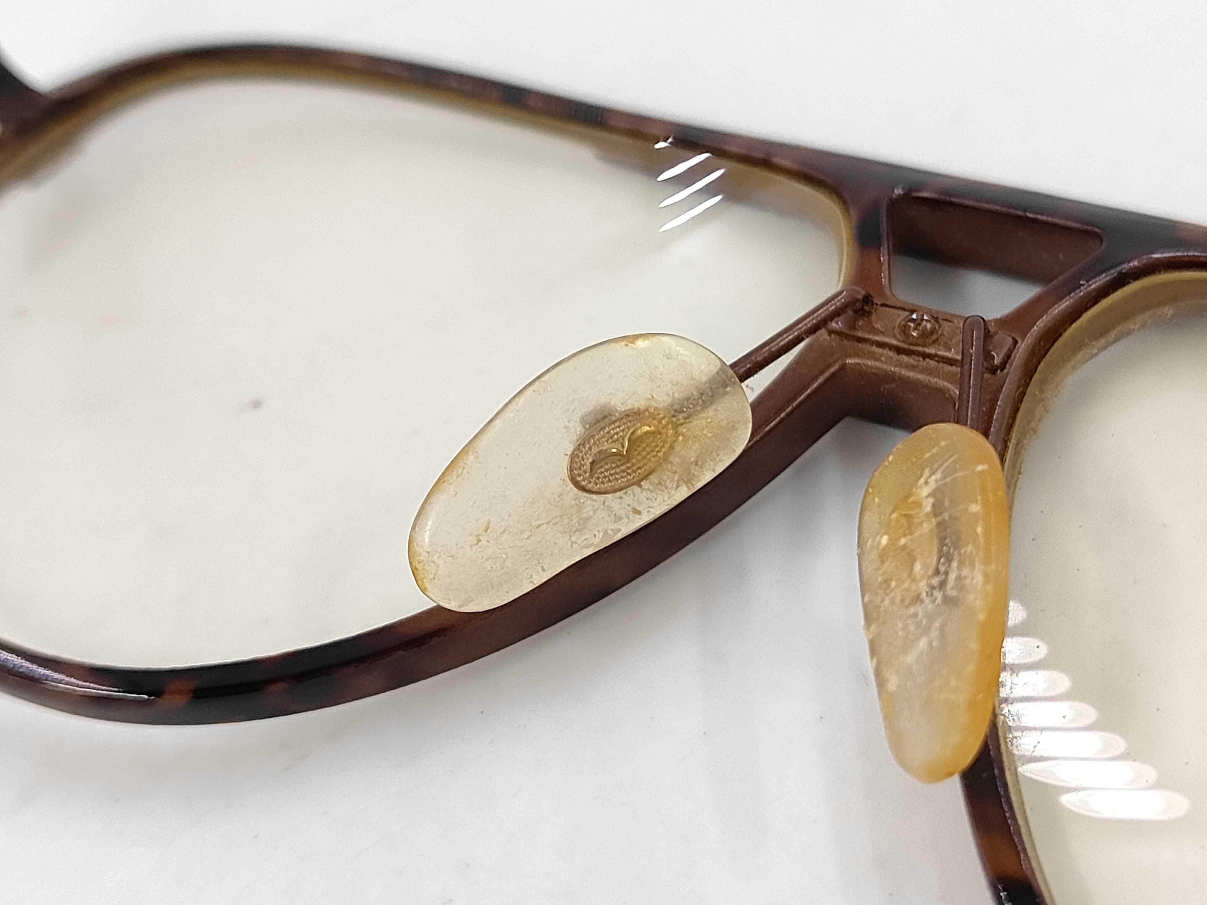 Vintage Yves Saint Laurent Tortoiseshell Acetate and Metal Aviator Eyeglass Frames