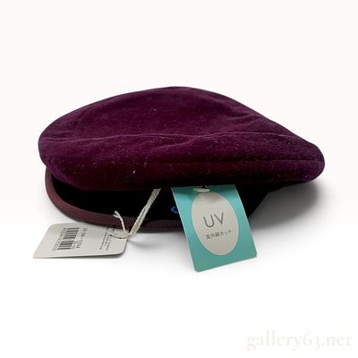 NWT Vivienne Westwood Accessories Deep Purple Velvet Beret. This Vivienne Westwood Accessories 