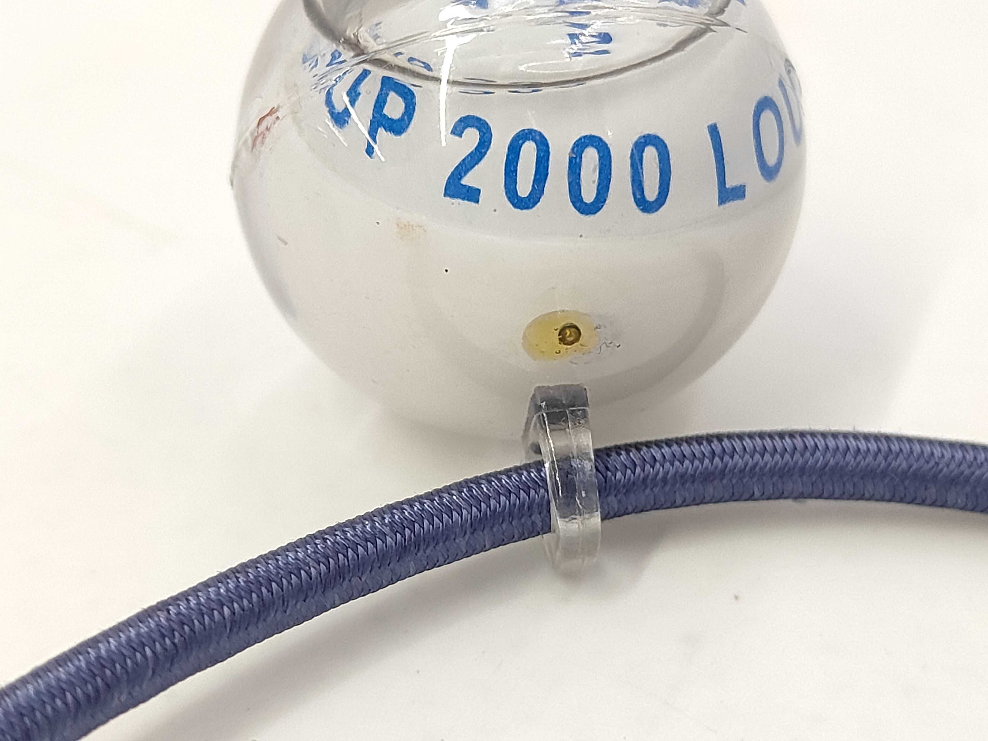 Vintage Louis Vuitton Cup 2000 Blue Acrylic Compass Pendant Necklace
