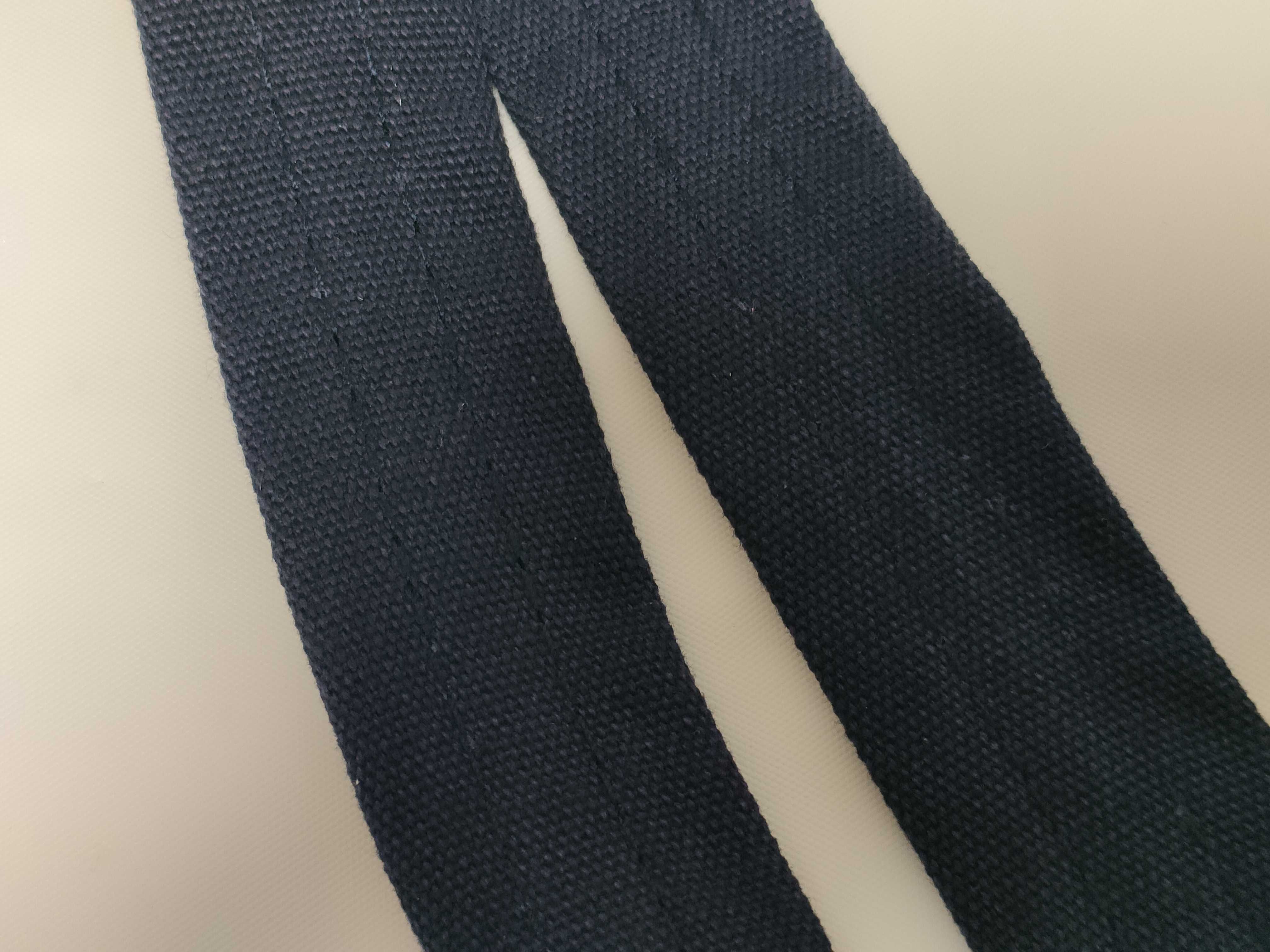 Yves Saint Laurent Navy Canvas Monogram Tote Bag