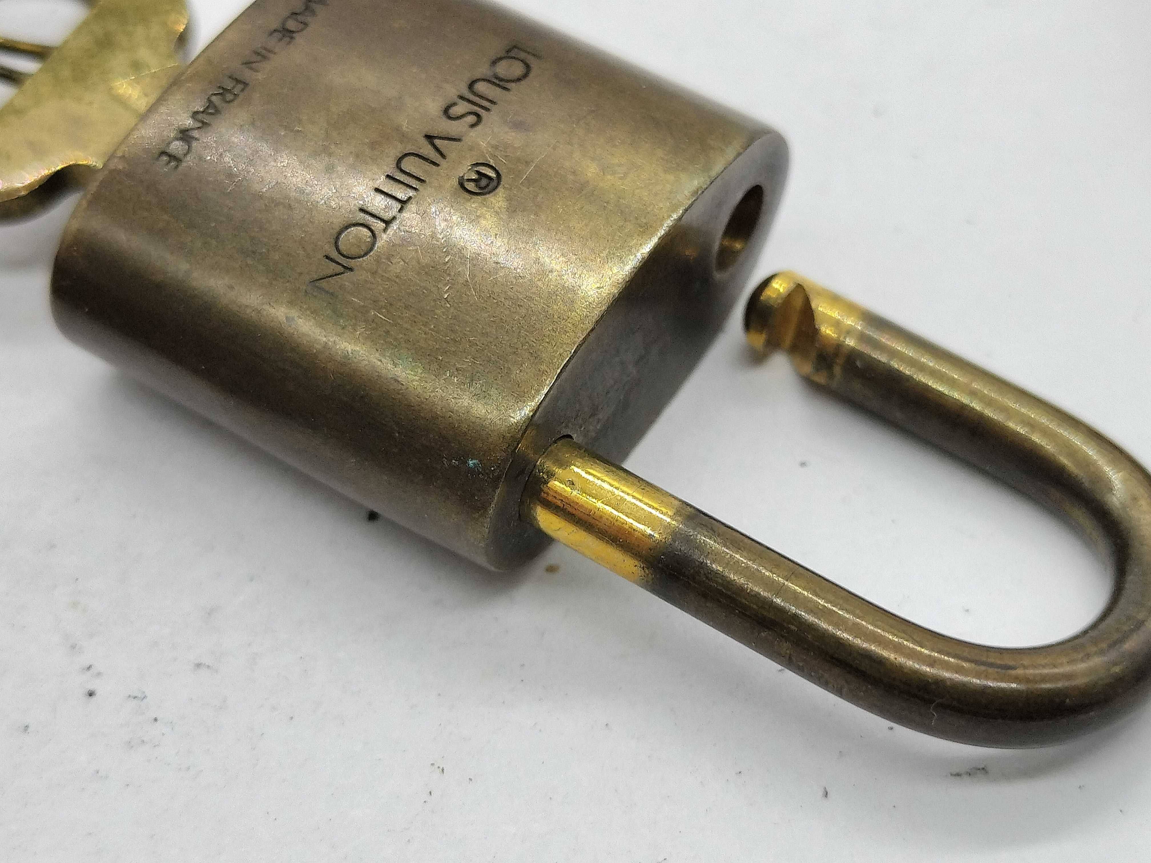 Vintage Louis Vuitton Brass Padlocks and Keys
