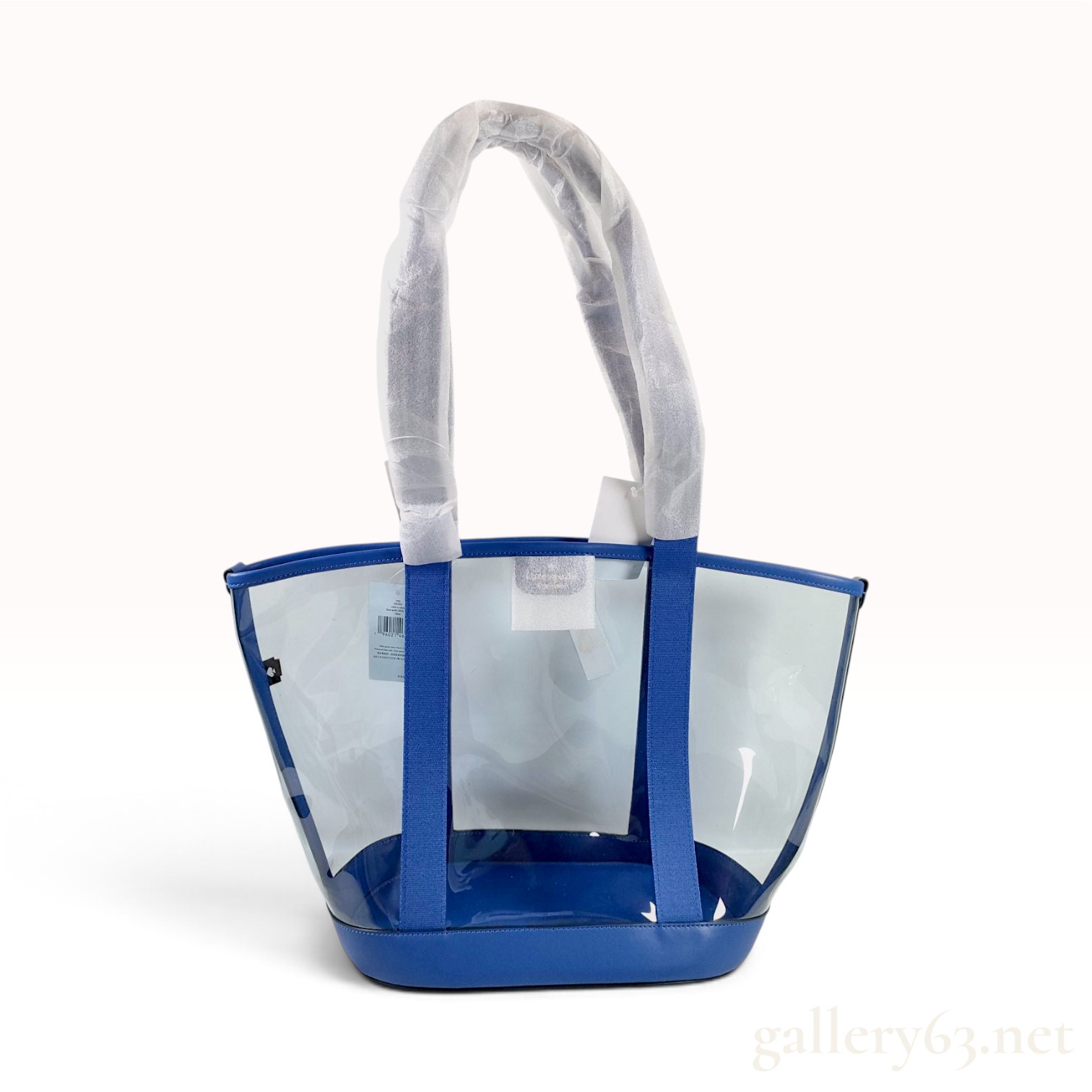 NWT Kate Spade New York Cobalt Blue Transparent PVC Tote Bag