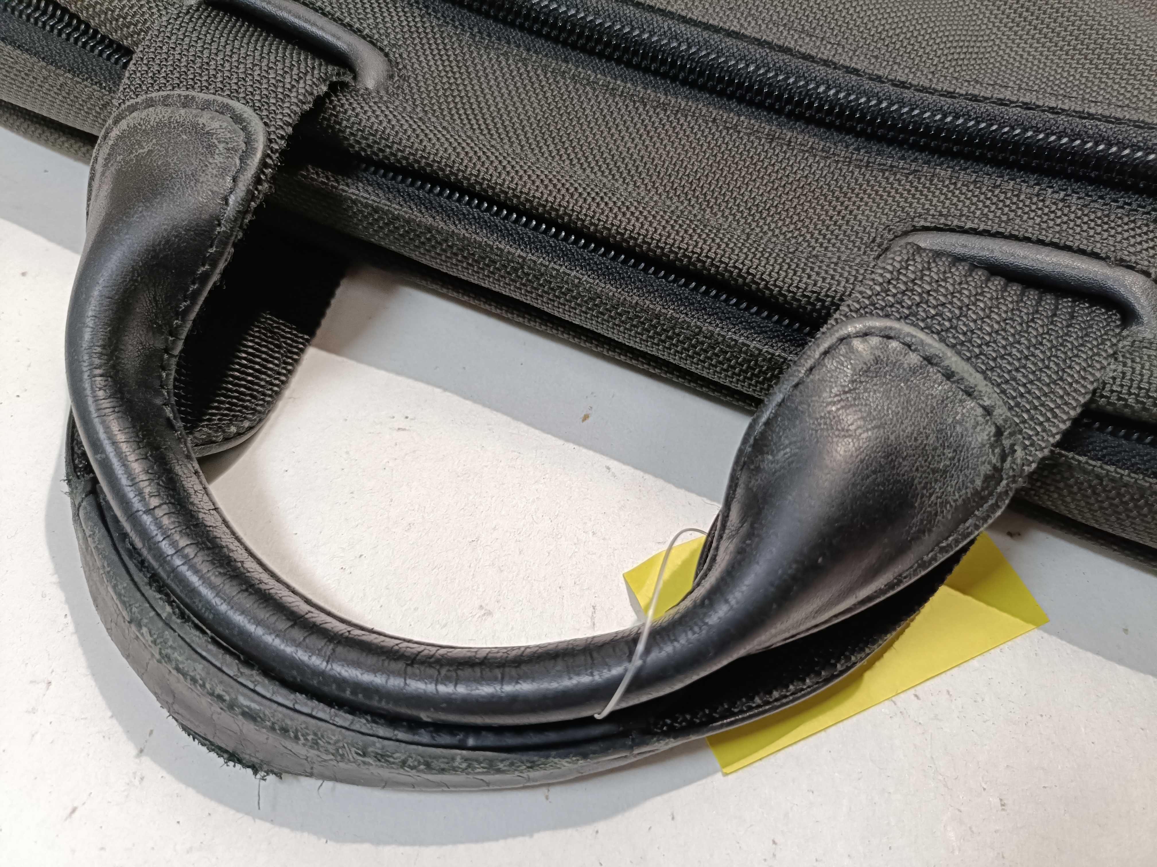 Tumi Black Ballistic Nylon Slim Business Briefcase