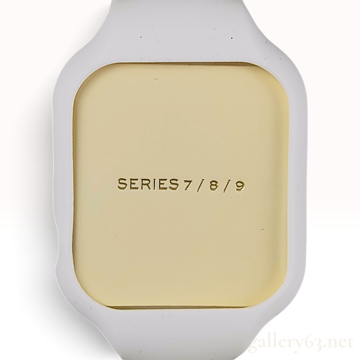 Tory Burch T Monogram White Silicone Apple Watch Band and Case