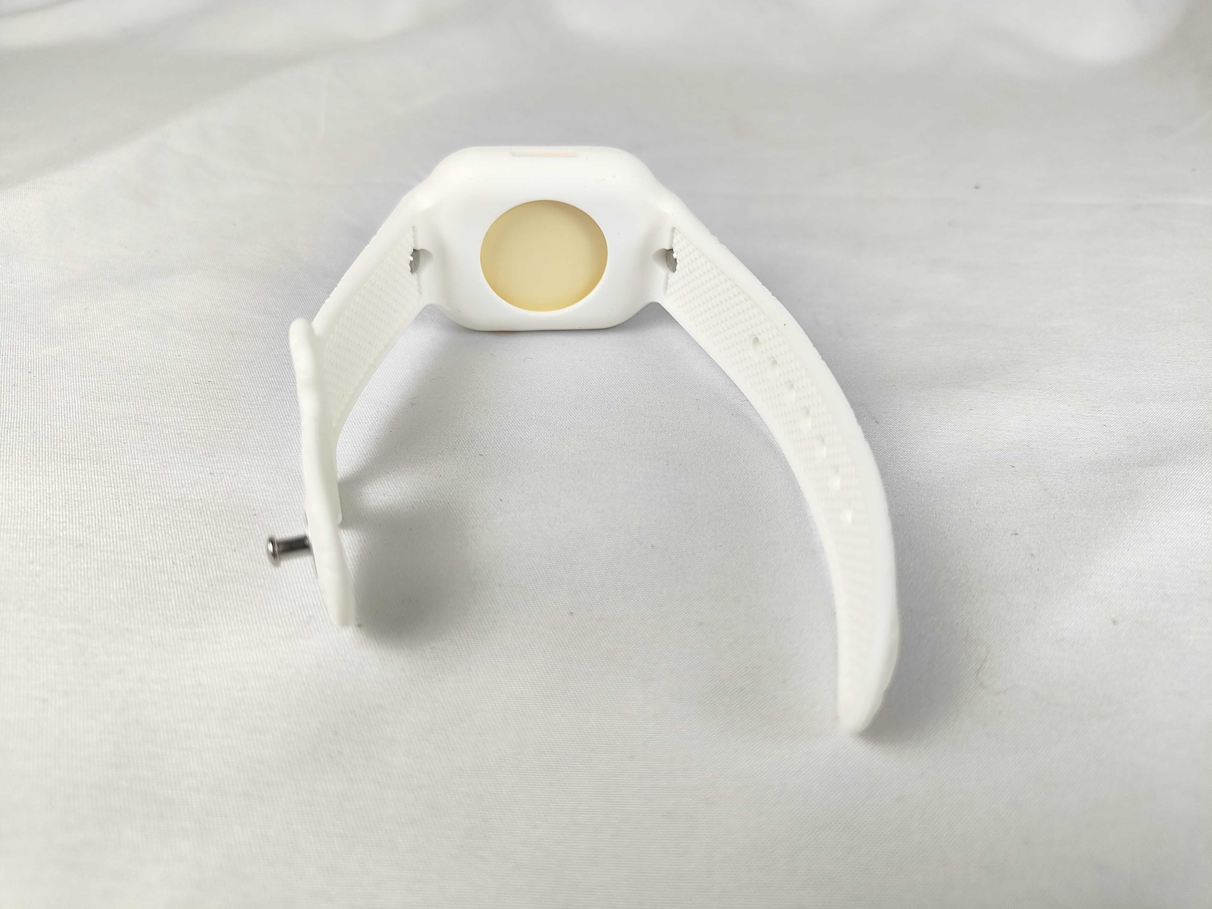 Tory Burch T Monogram White Silicone Apple Watch Band and Case