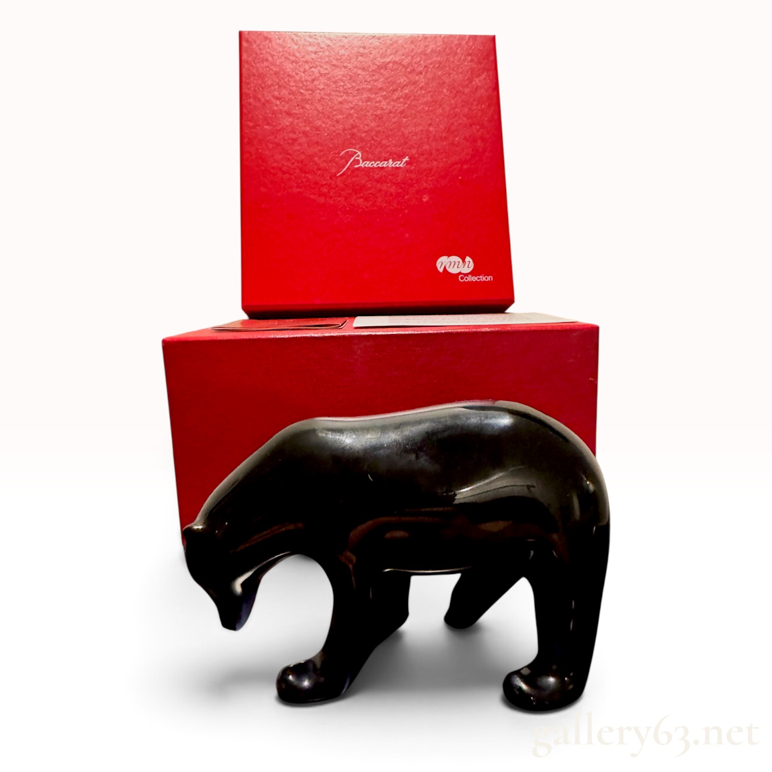 Baccarat x RMN -- Francois Pompon "Black Bear, " midnight crystal