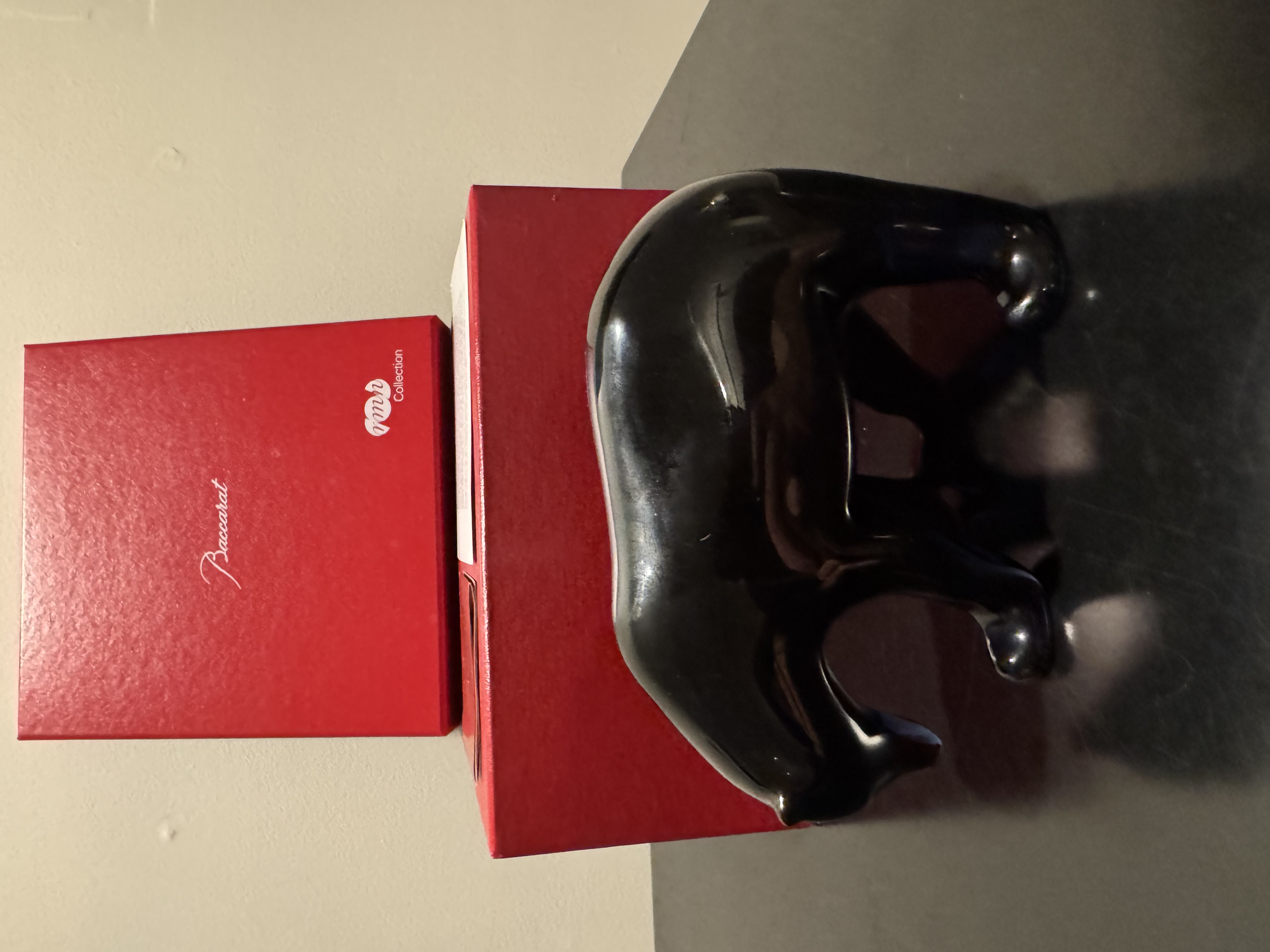Baccarat x RMN -- Francois Pompon "Black Bear, " midnight crystal