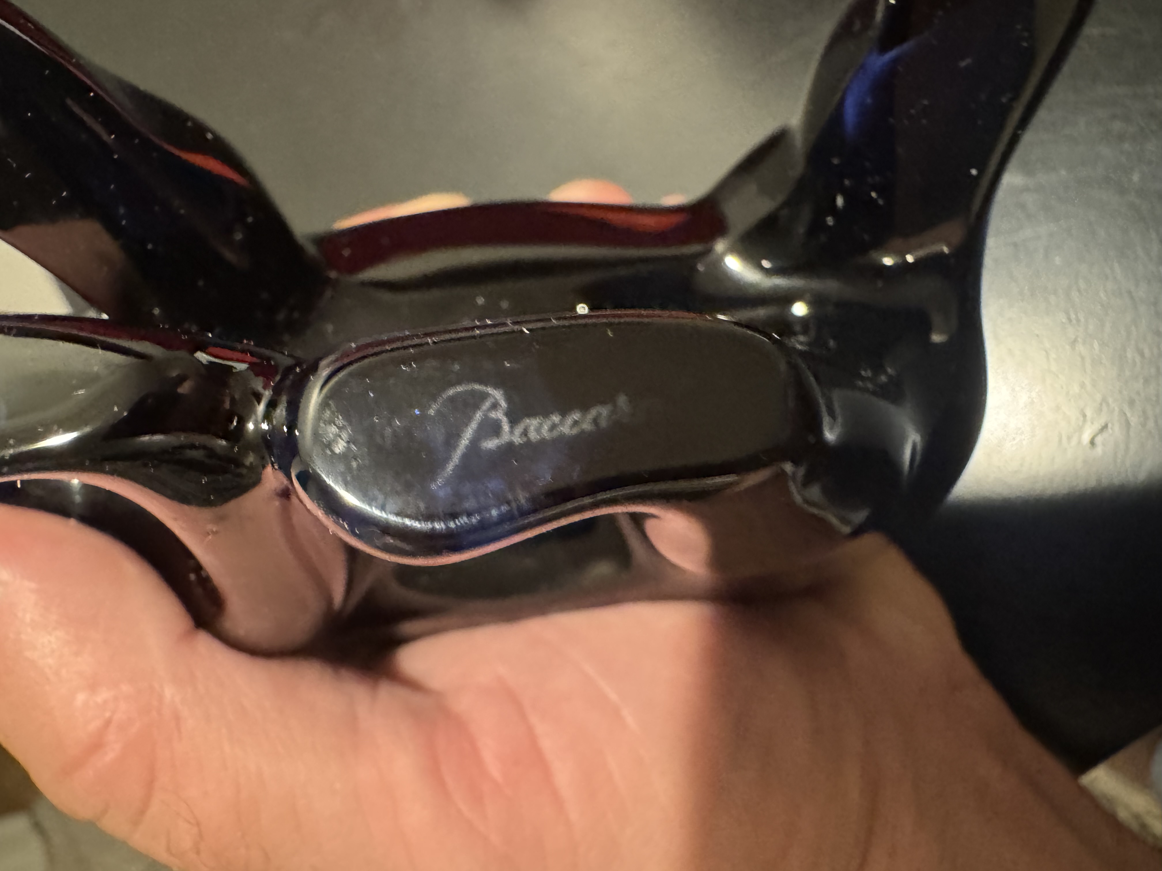 Baccarat x RMN -- Francois Pompon "Black Bear, " midnight crystal