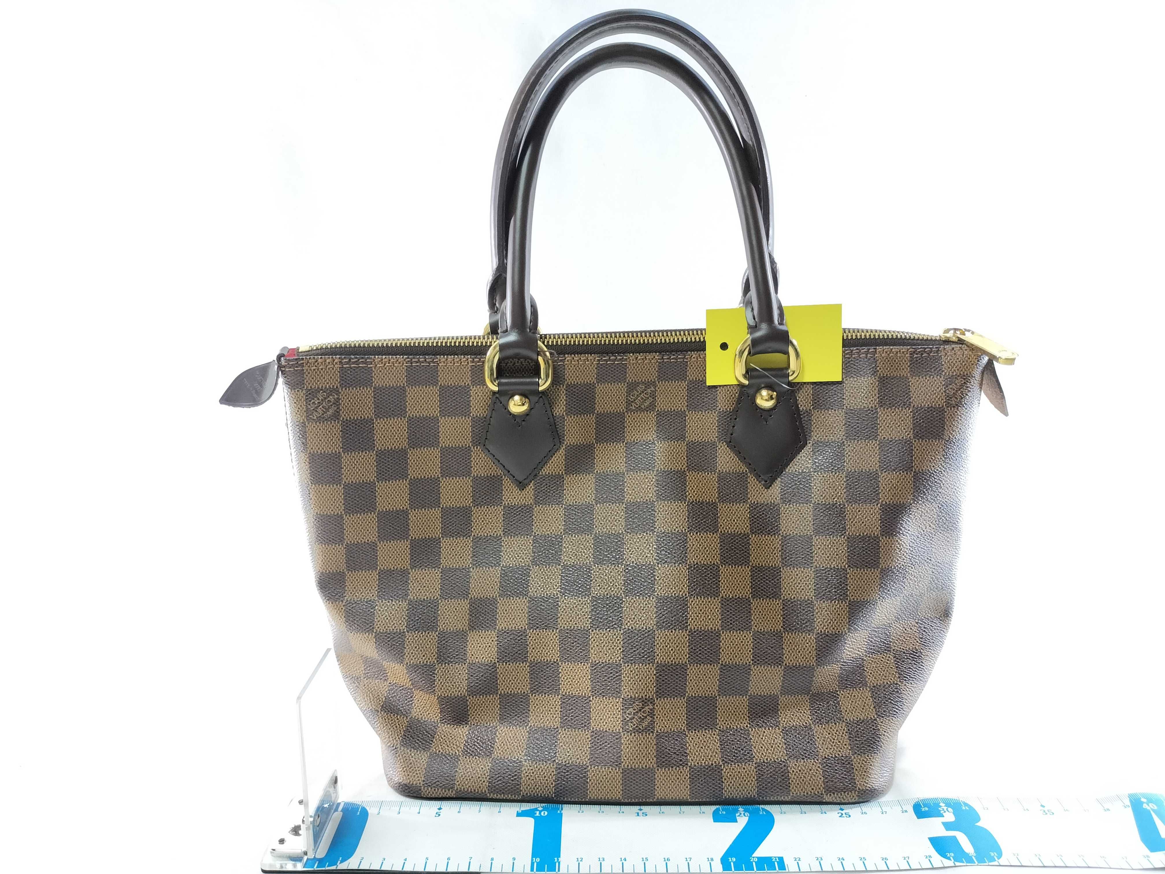 Louis Vuitton Damier Ebene Saleya PM Tote Bag