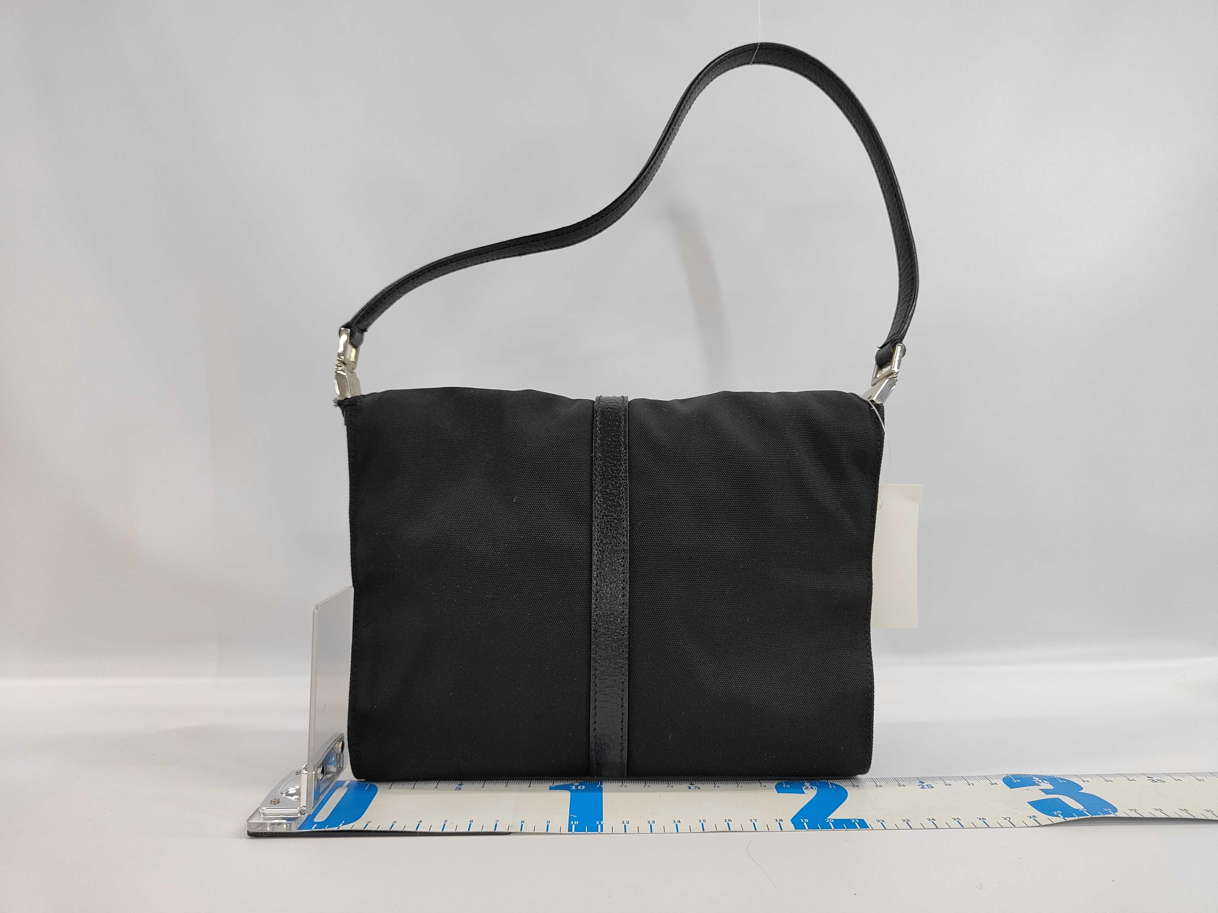 Gucci Black Canvas Jackie Shoulder Bag