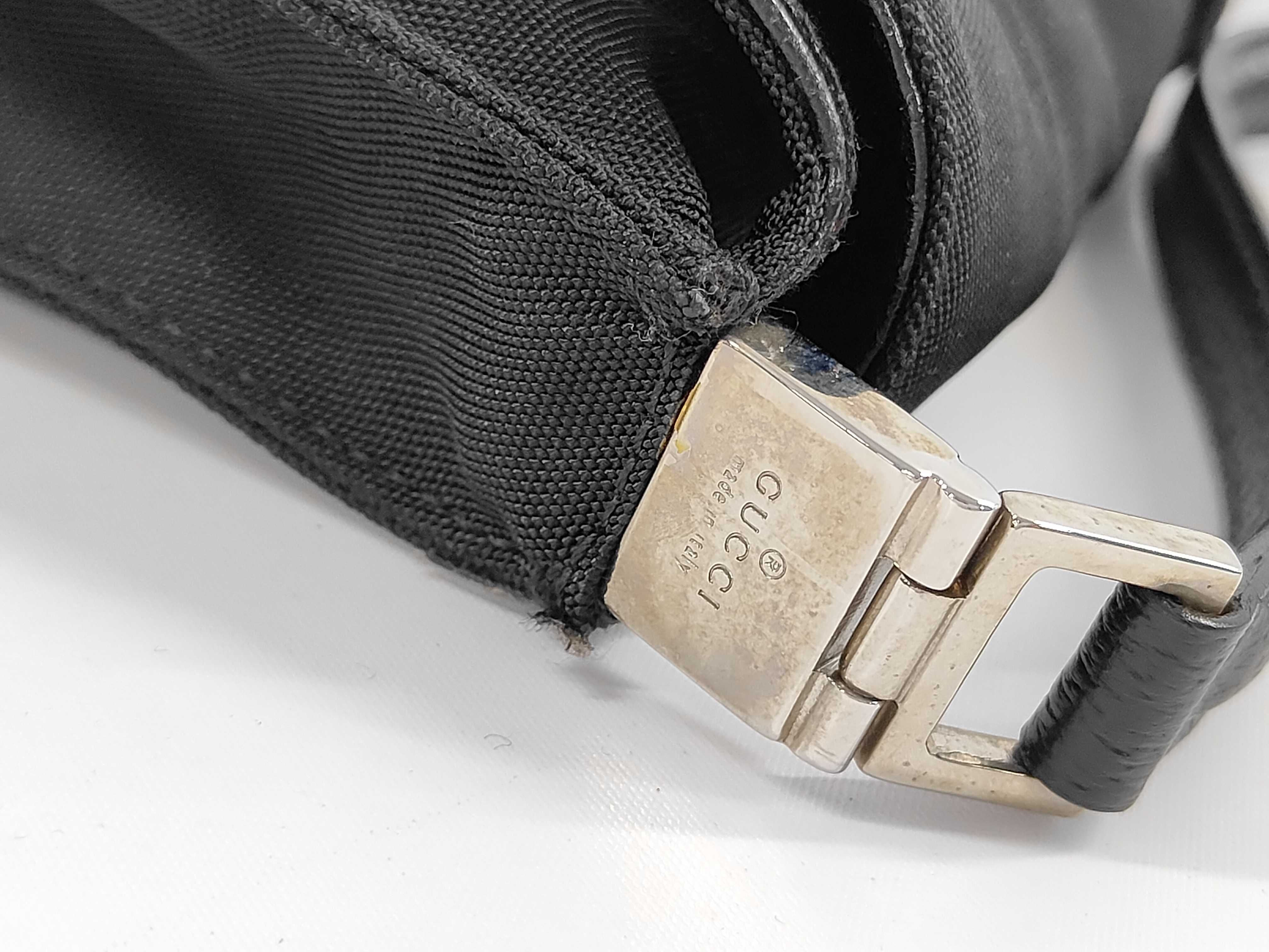 Gucci Black Canvas Jackie Shoulder Bag