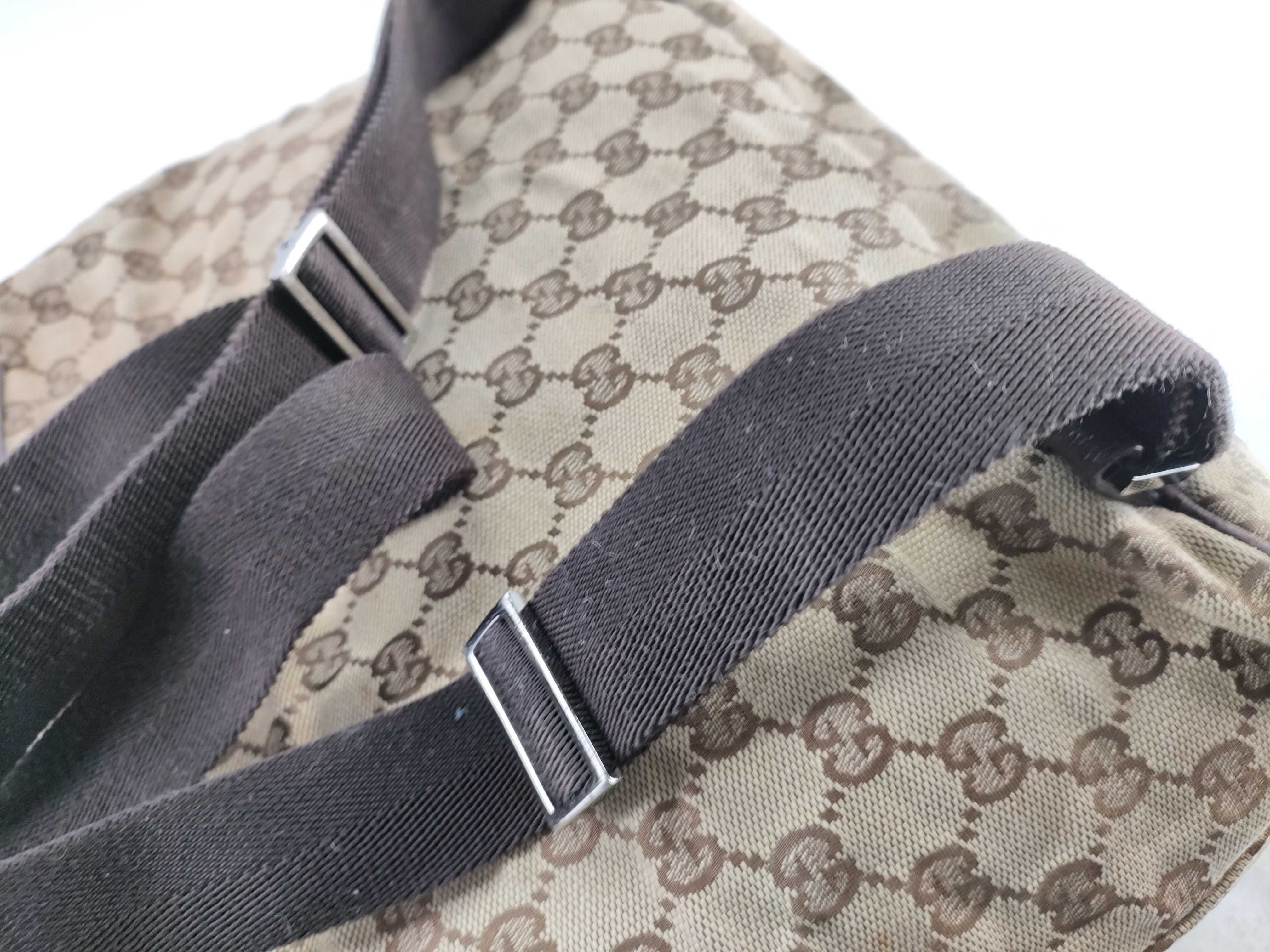 Gucci GG Monogram Canvas Jackie Two-Pocket Backpack