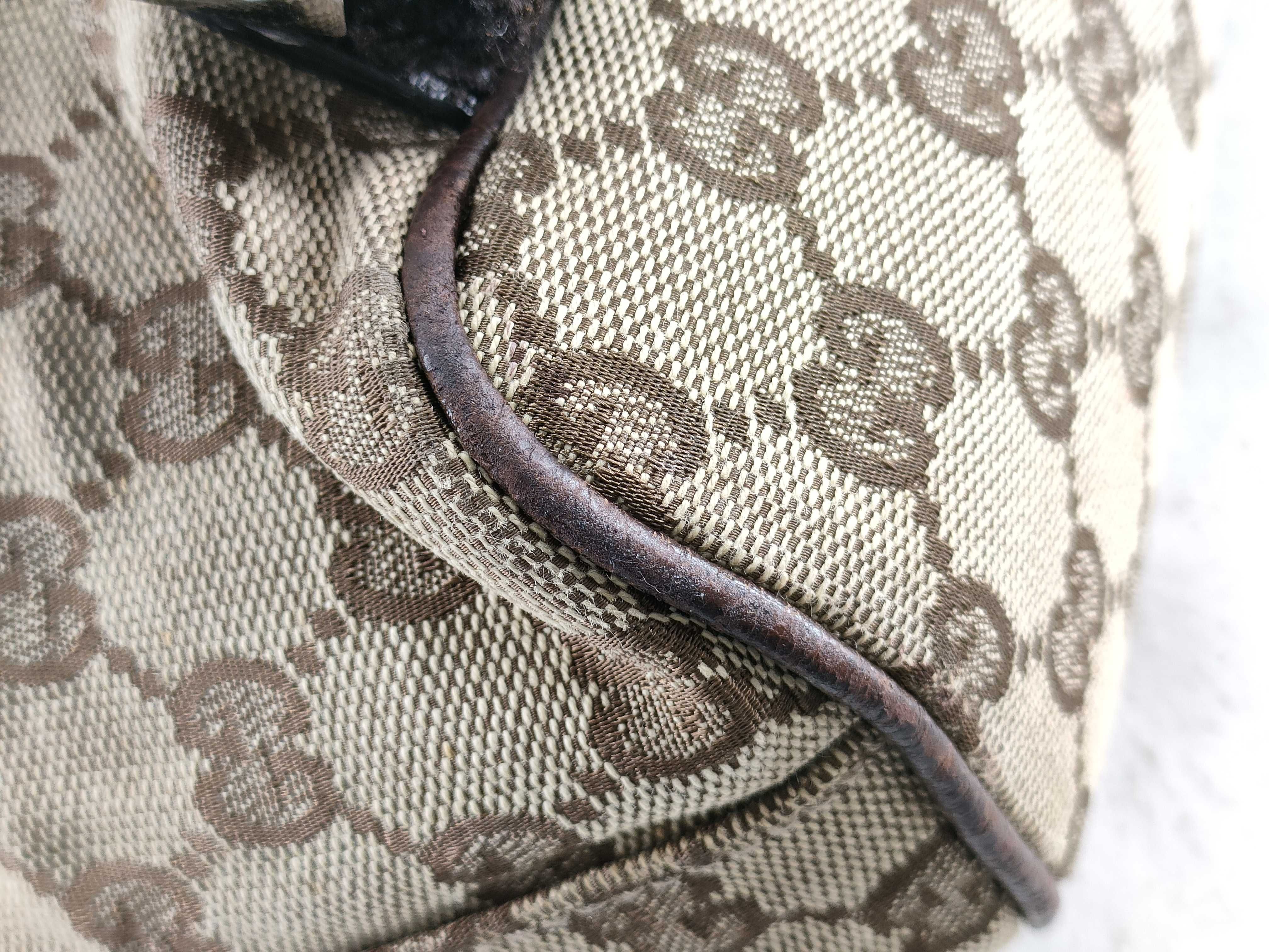 Gucci GG Monogram Canvas Jackie Two-Pocket Backpack