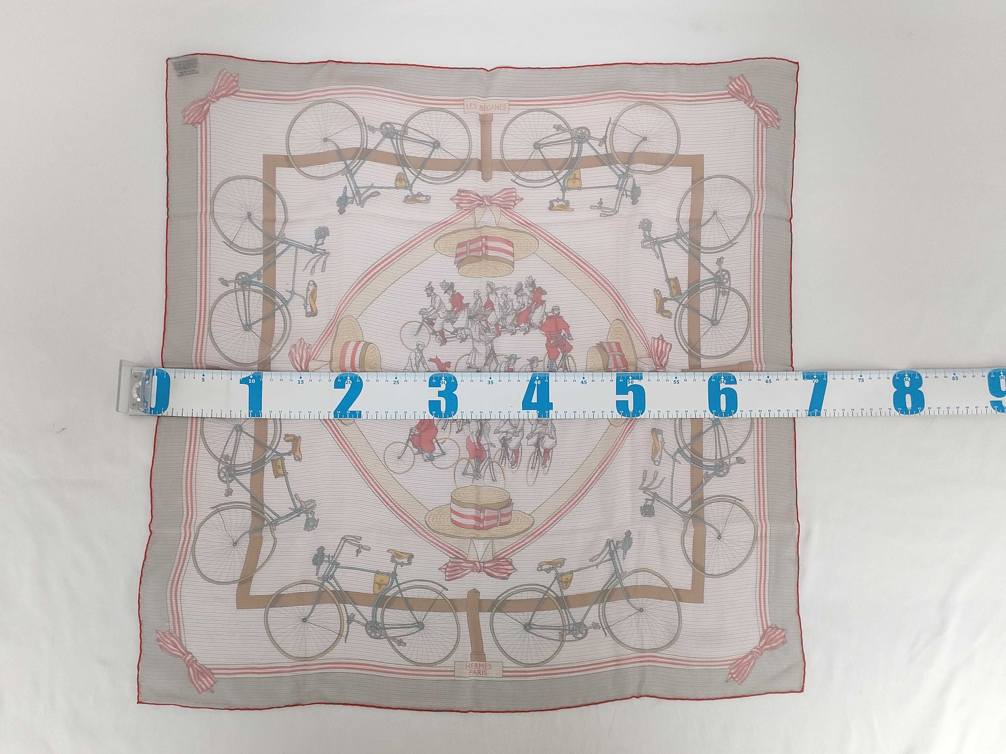 Hermes Les Becanes Silk Scarf 70cm
