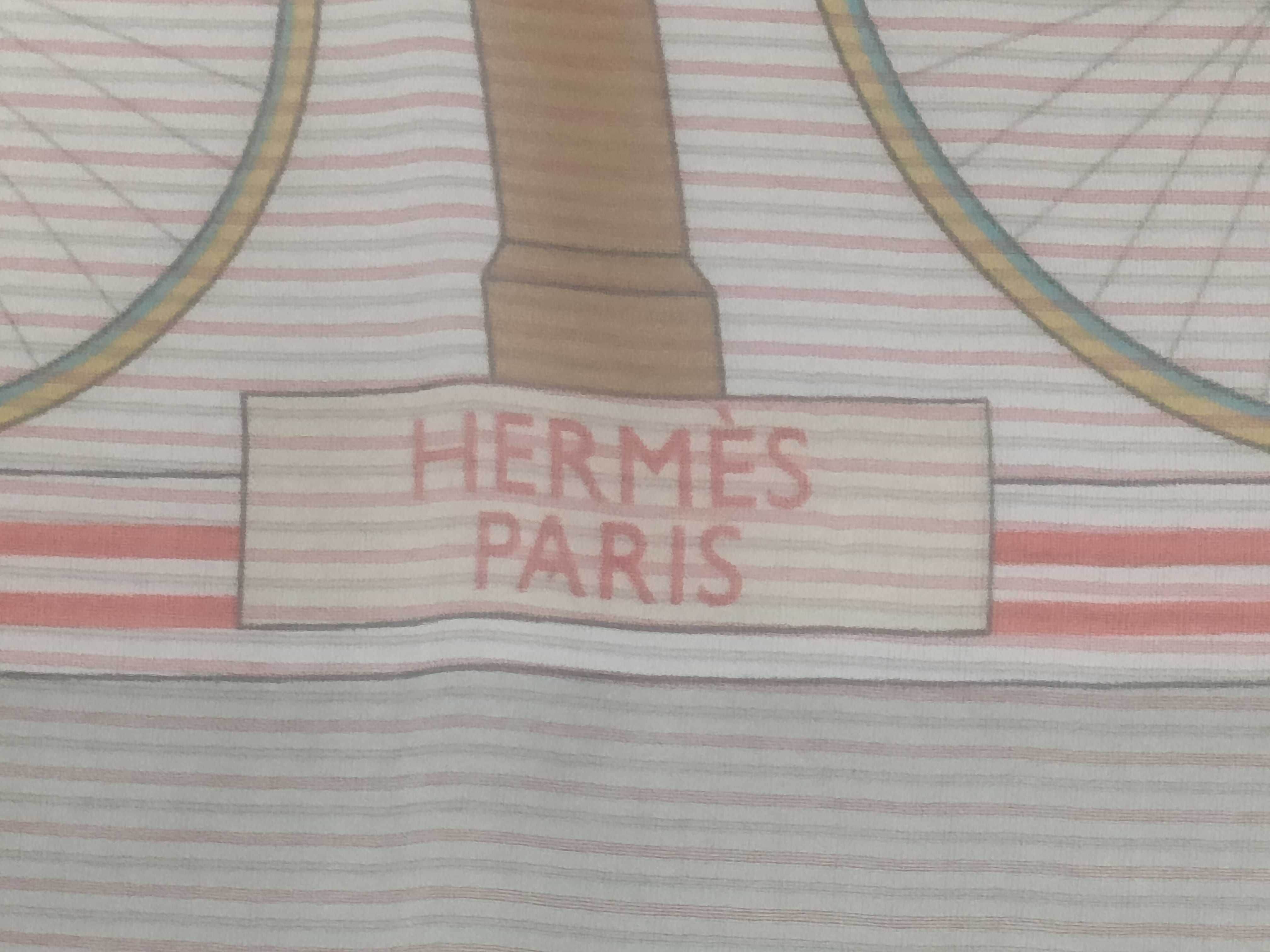 Hermes Les Becanes Silk Scarf 70cm