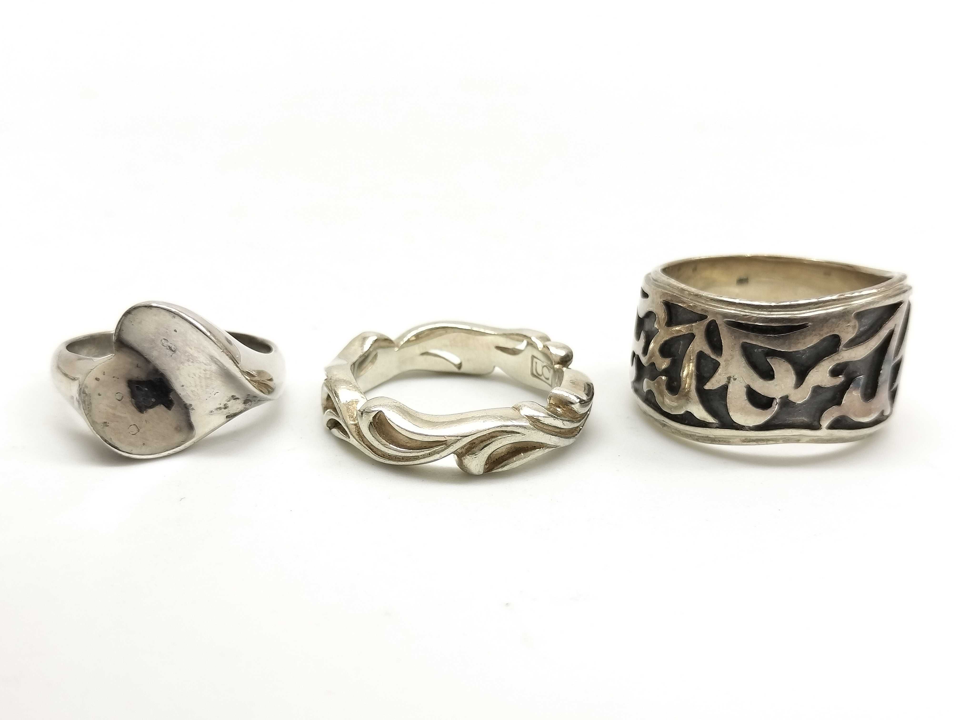 A Collection of Sterling Silver Estate Jewelry