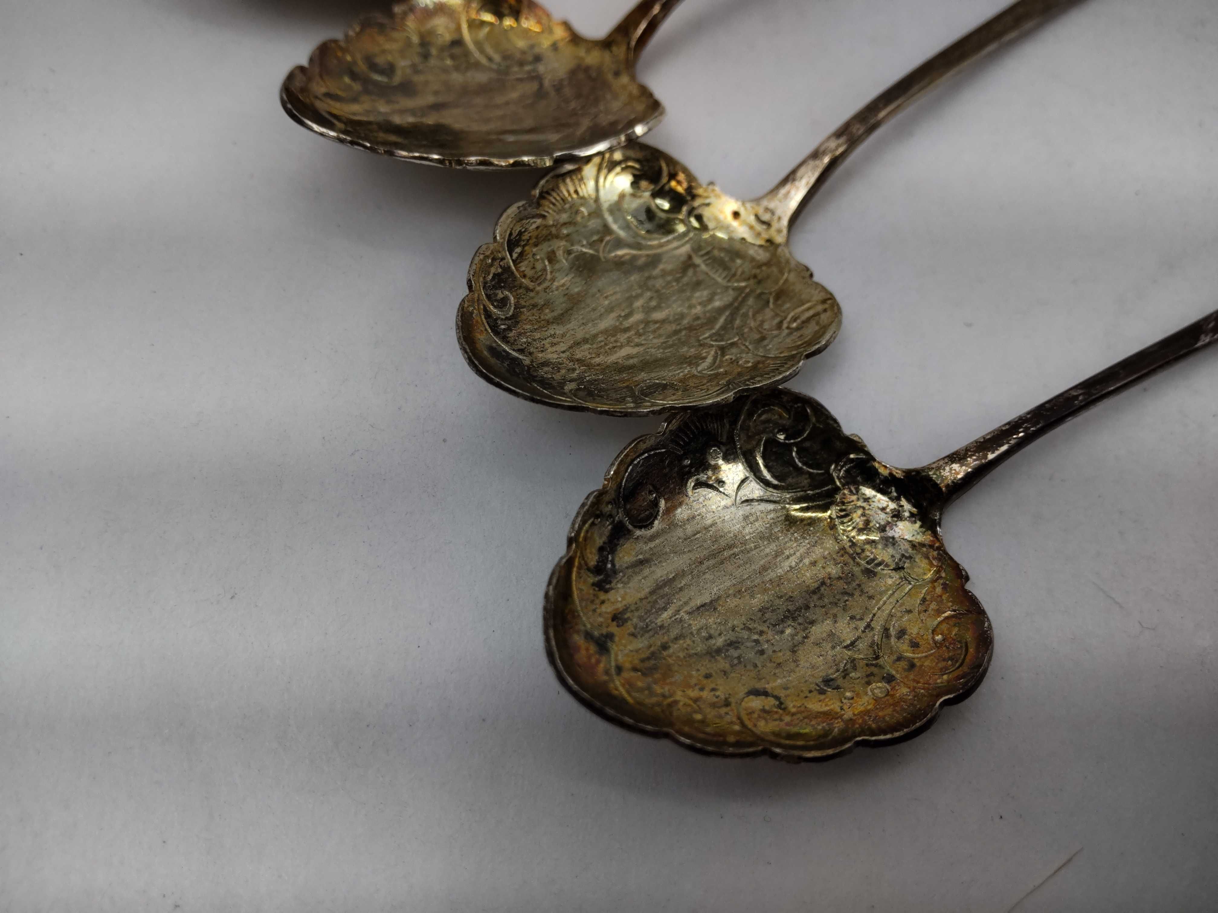Set of Six Indonesian Jogya.800 Silver Wayang Decorative Spoons