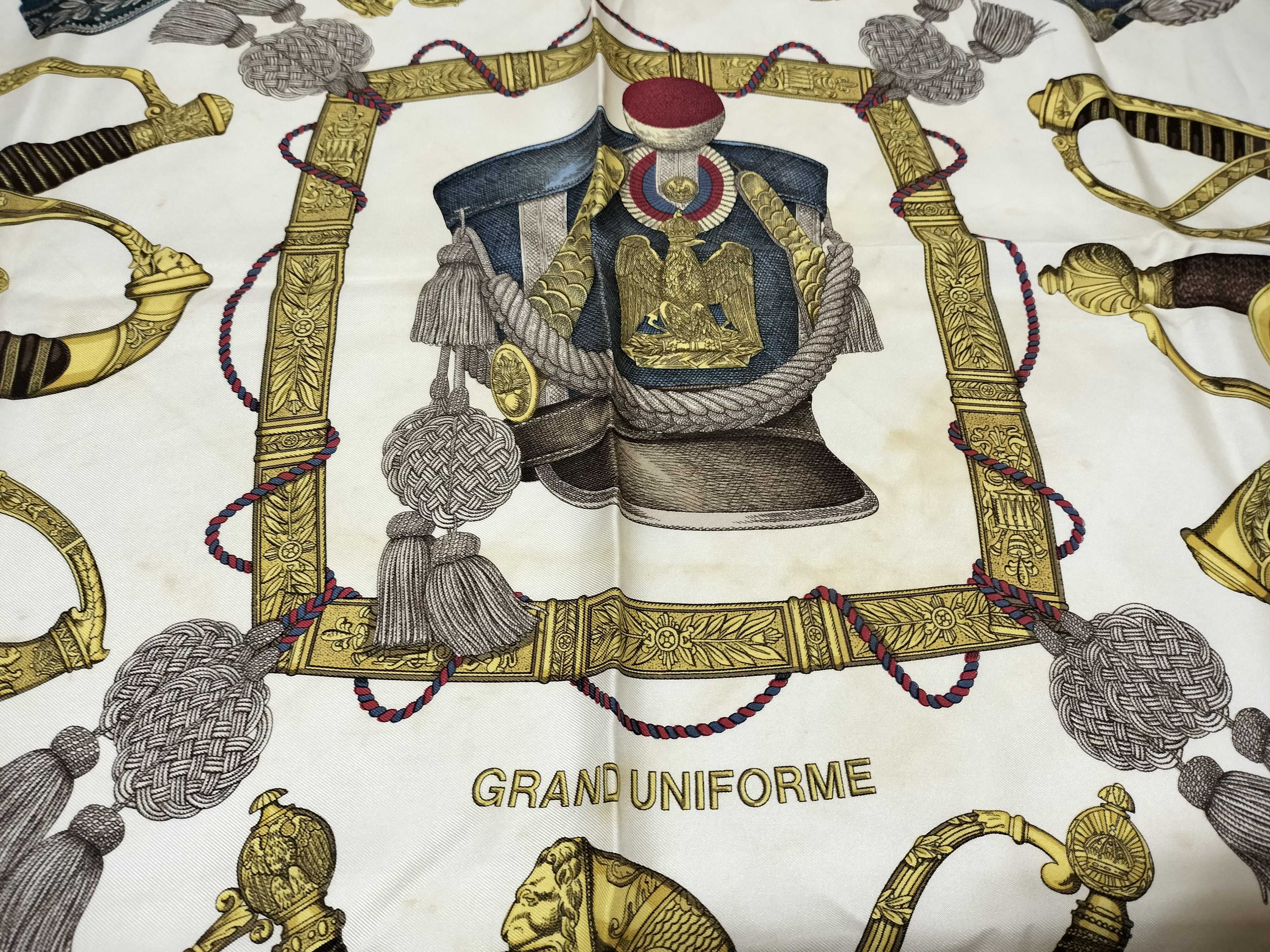 Hermes Grand Uniforme Silk Scarf by Joachim Metz