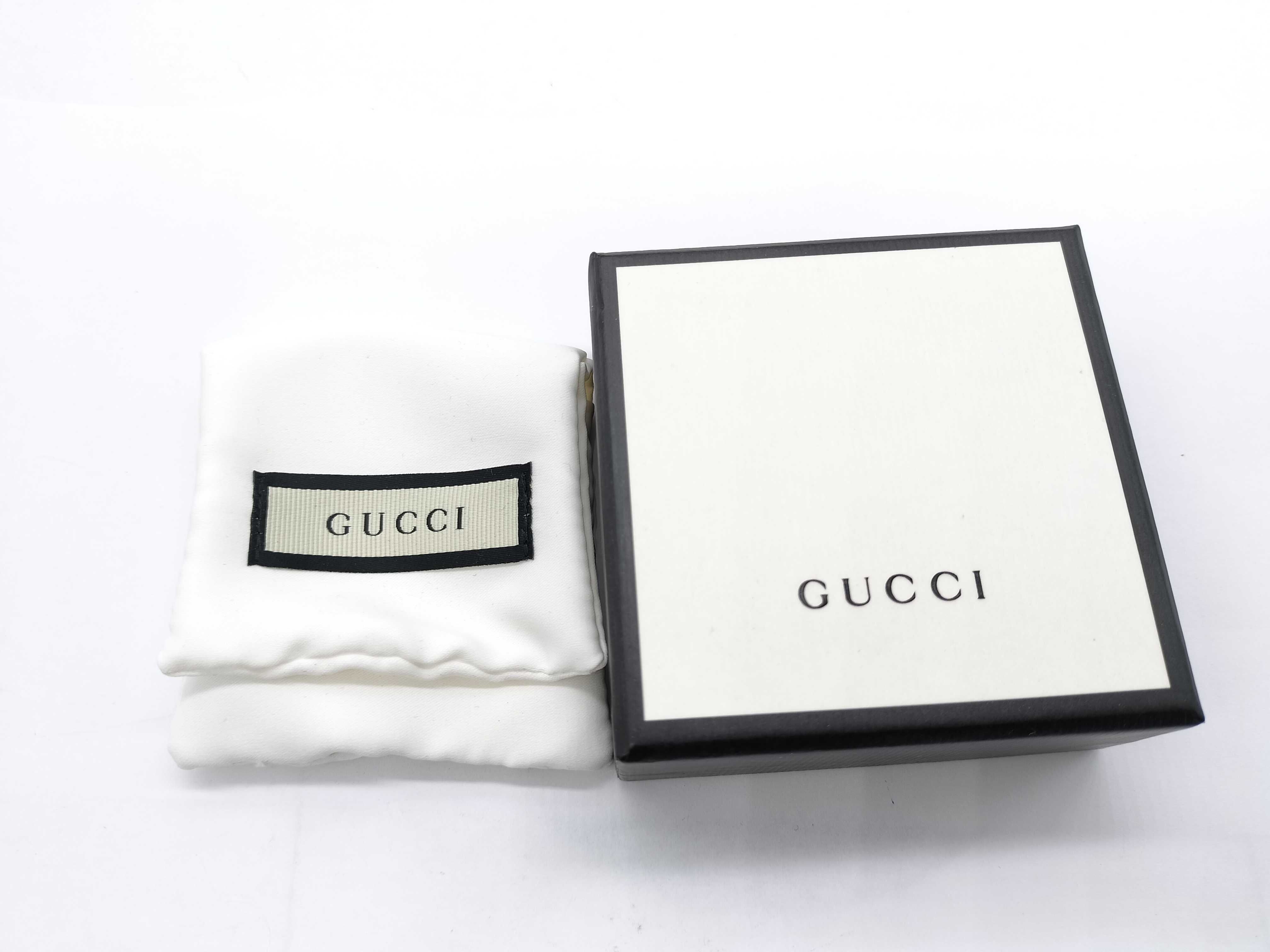 Gucci Sterling Silver Knot Infinity Pendant Necklace
