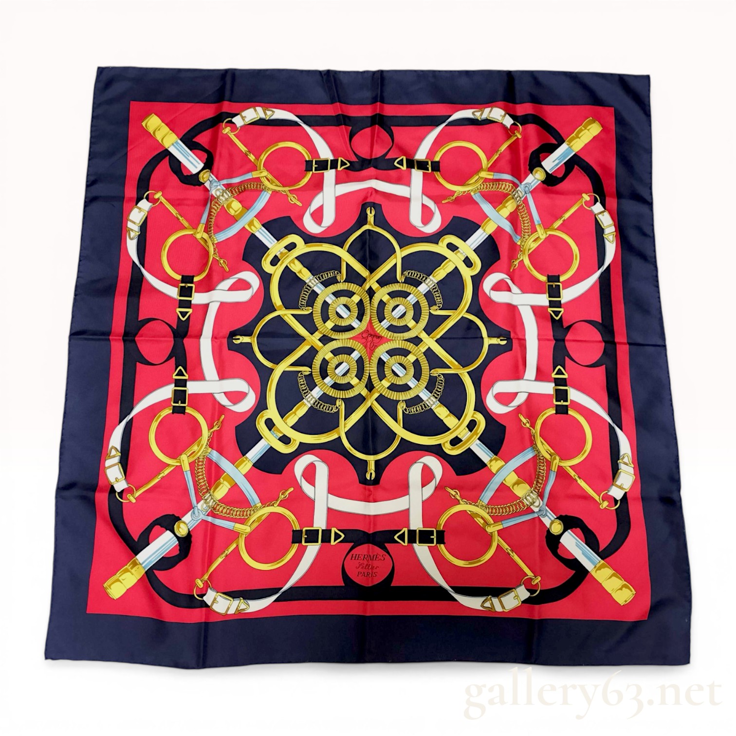 Hermes Eperon d'Or Silk Scarf