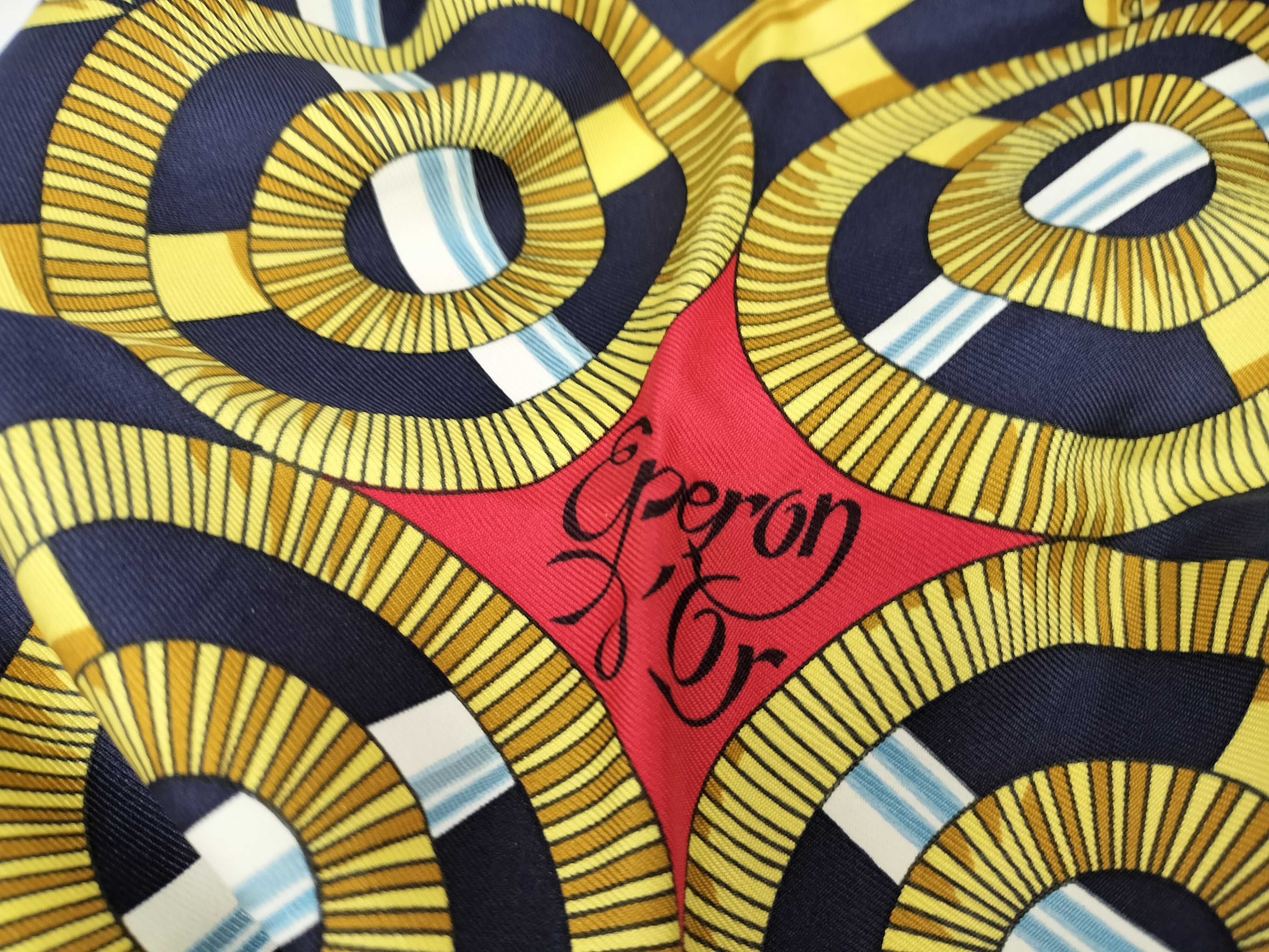 Hermes Eperon d'Or Silk Scarf