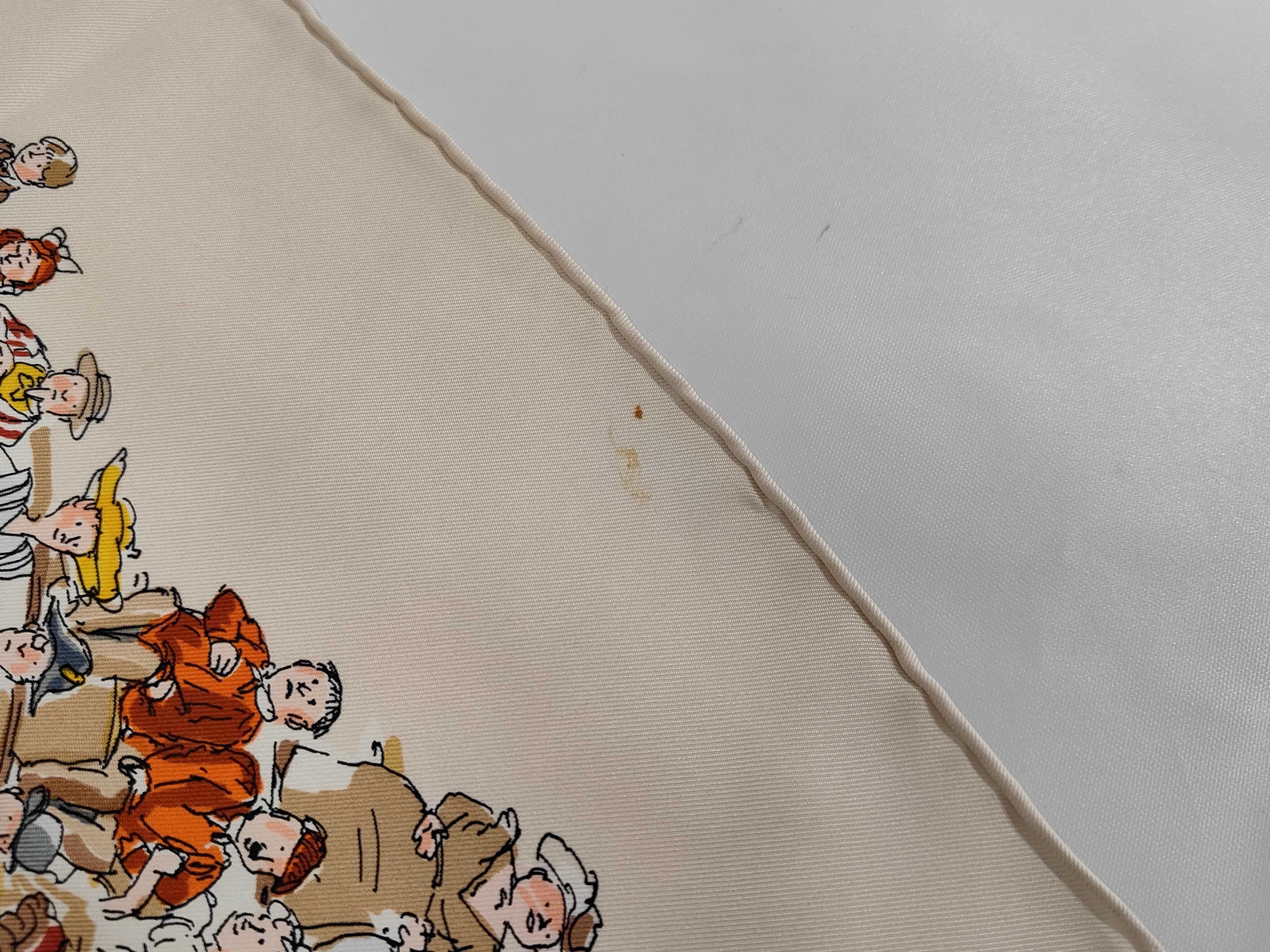 Hermes Cirque Molier Silk Scarf by Philippe Dumas
