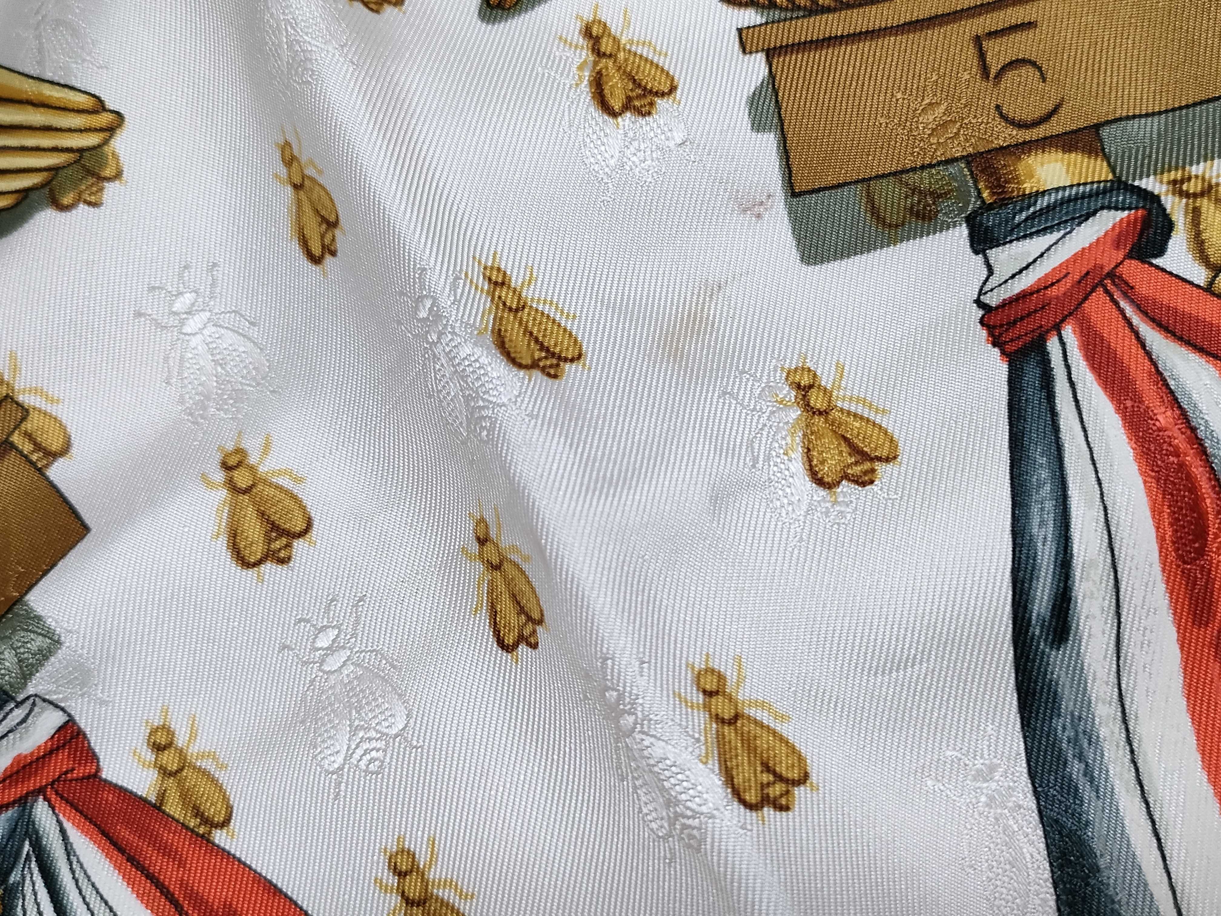 Hermes Napoleon Silk Jacquard Scarf by Philippe Ledoux
