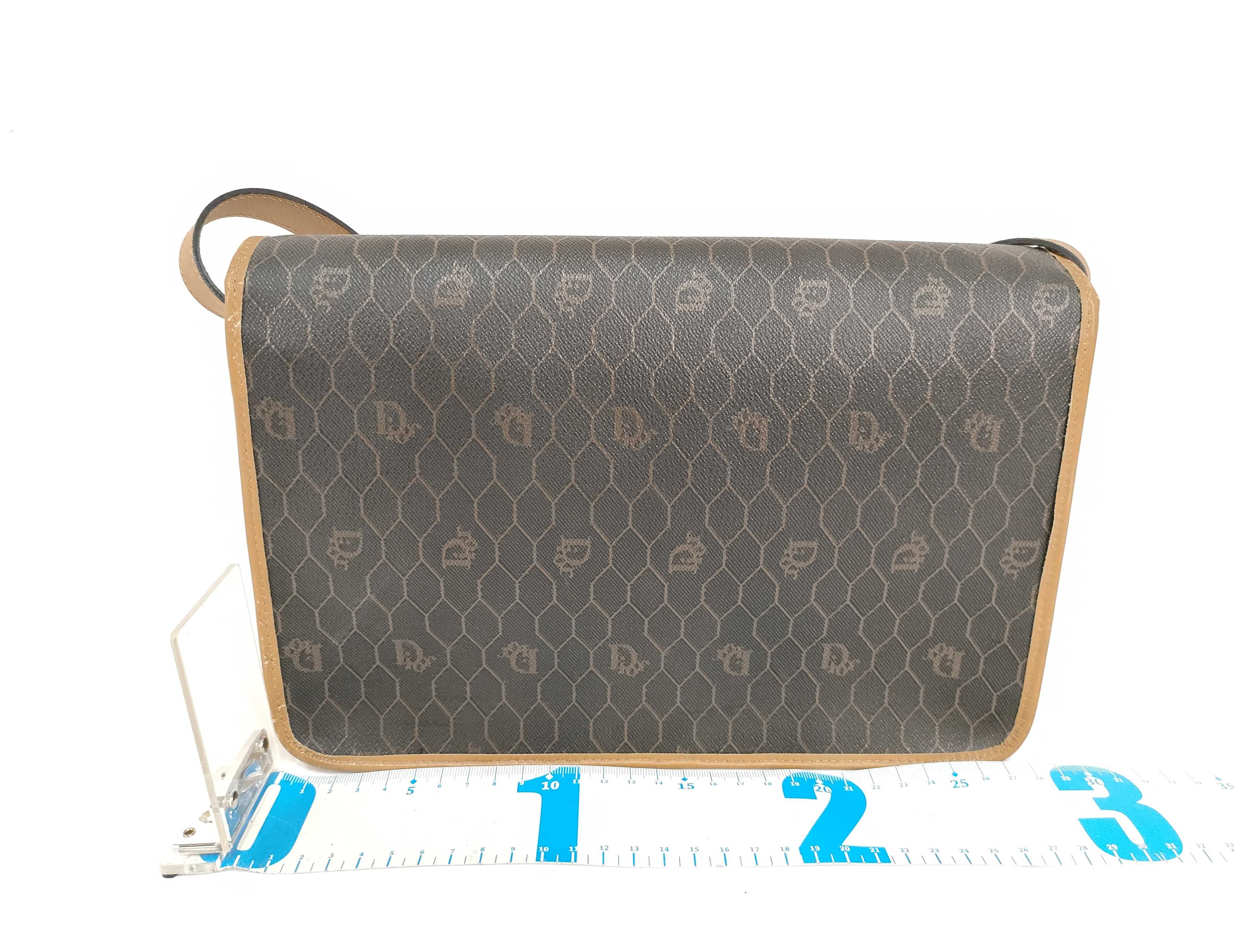 Christian Dior Honeycomb Monogram Shoulder Bag