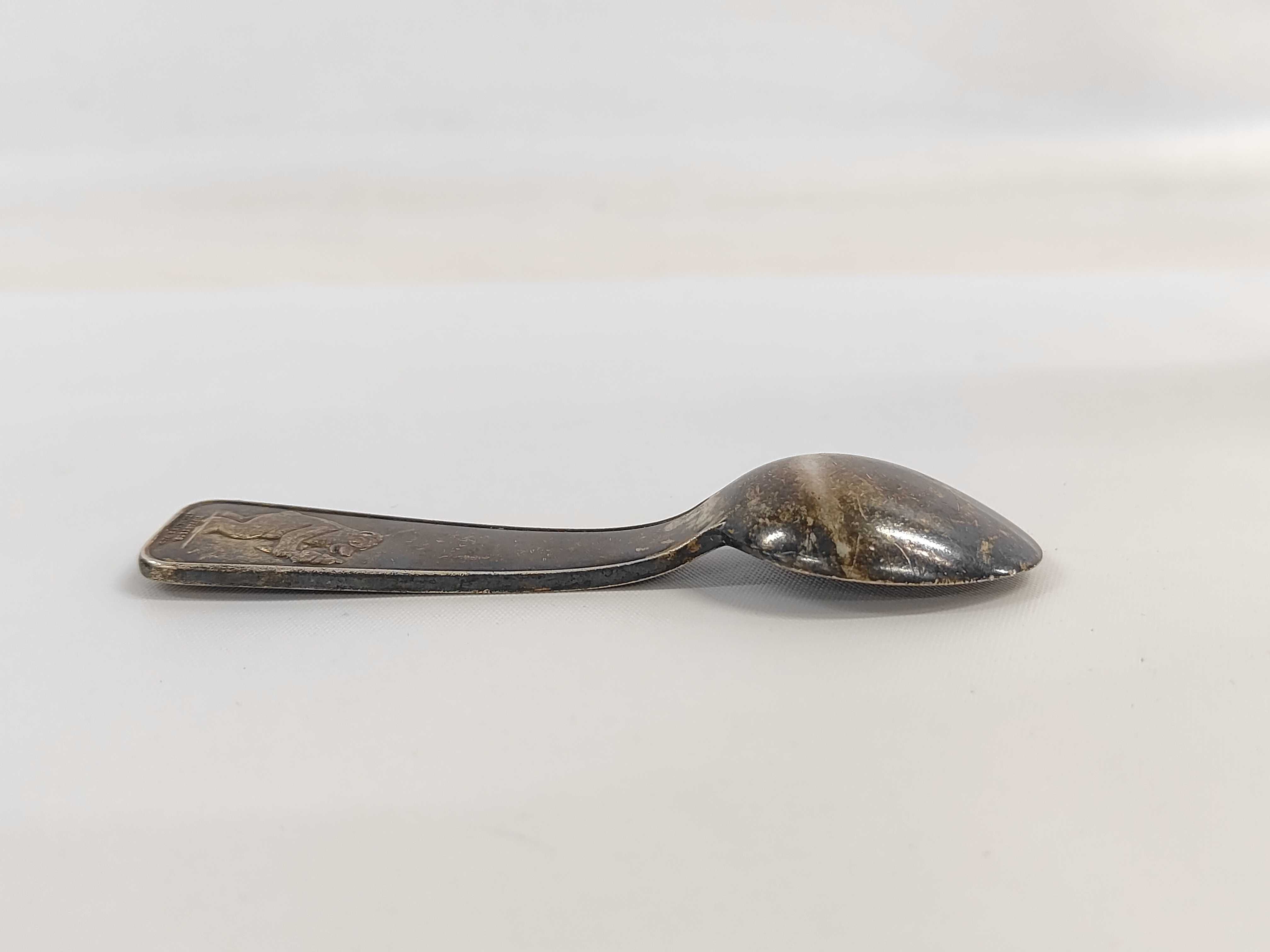 Tiffany & Co. Sterling Silver Alphabet Pattern Baby Spoon