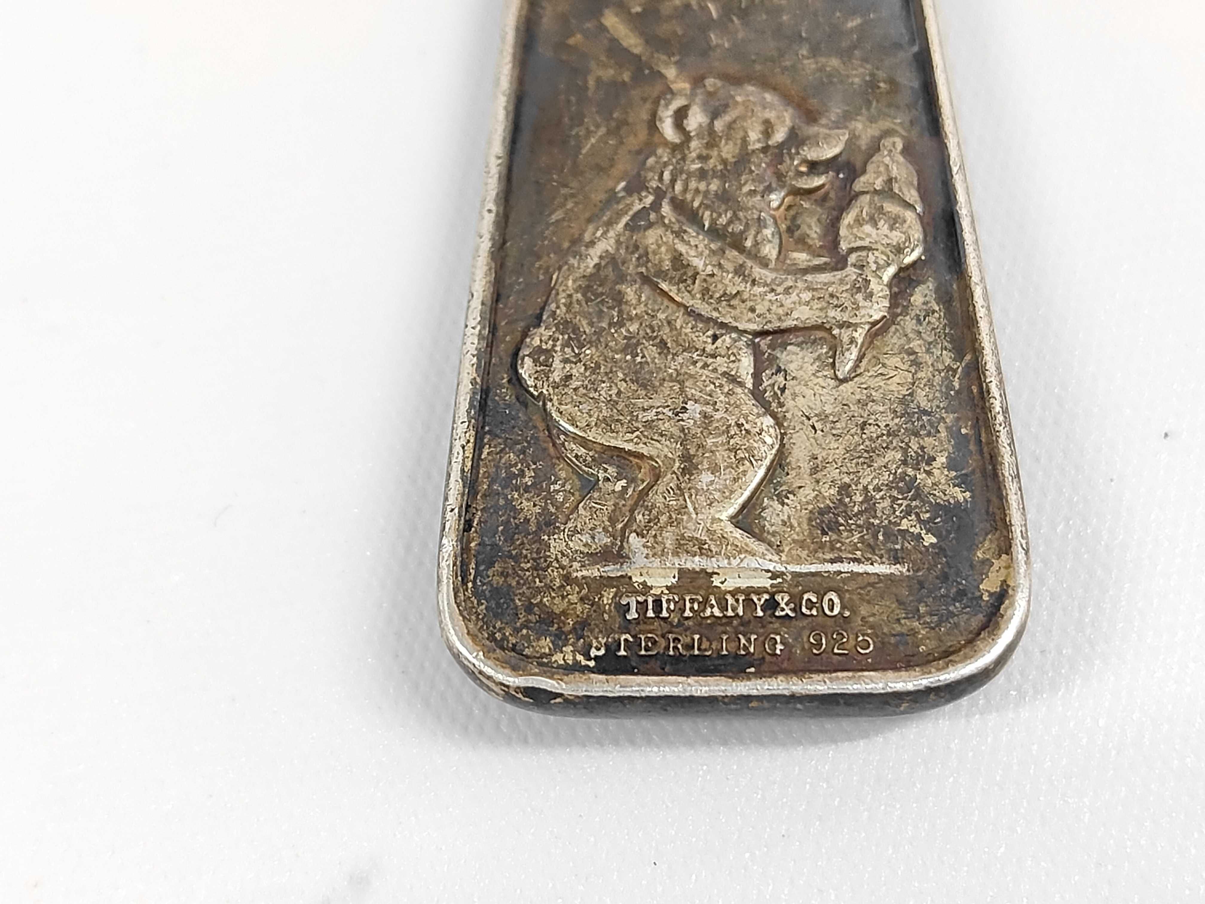 Tiffany & Co. Sterling Silver Alphabet Pattern Baby Spoon