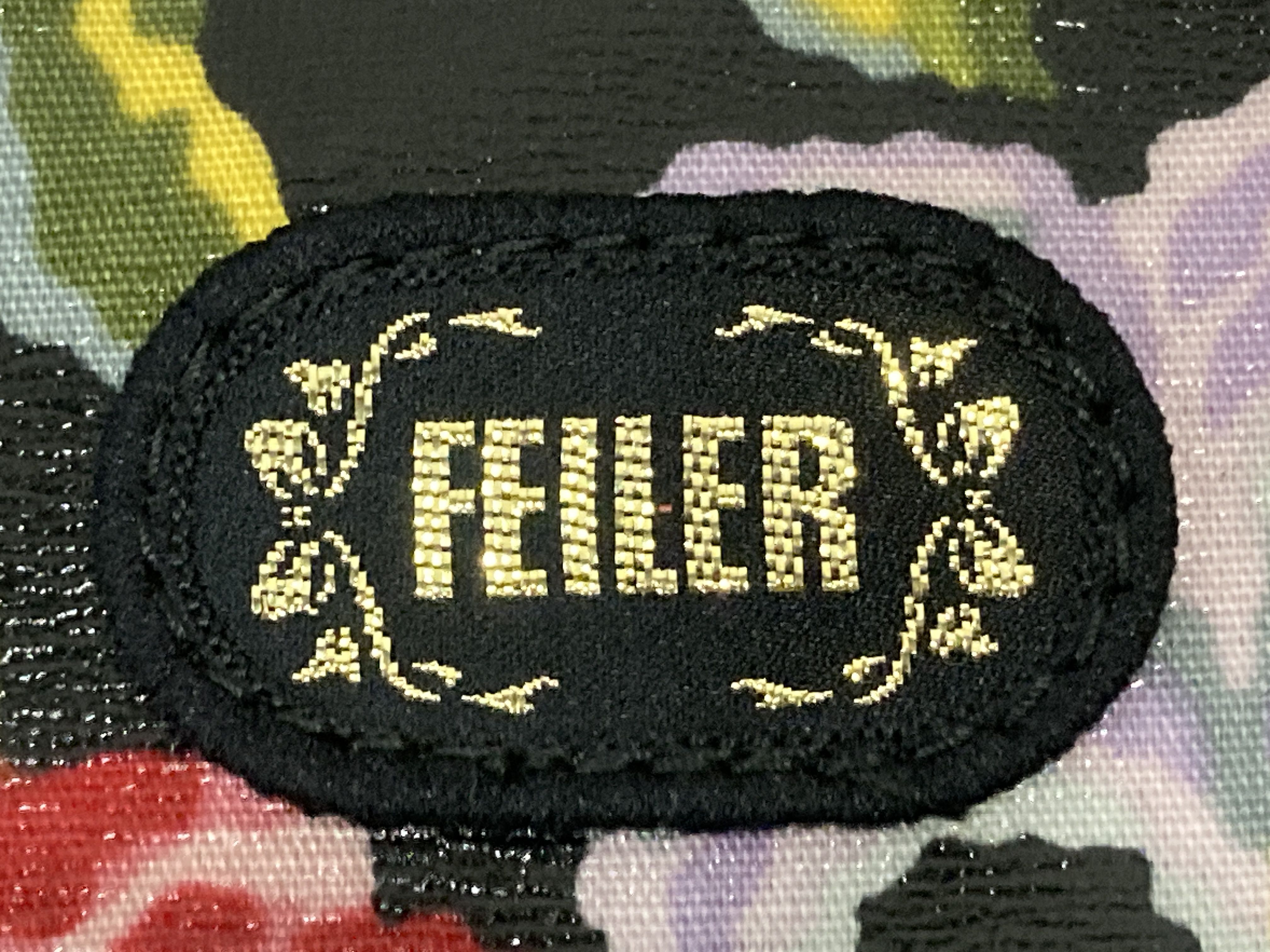 A Collection of Feiler Chenille Handbags and Accessories