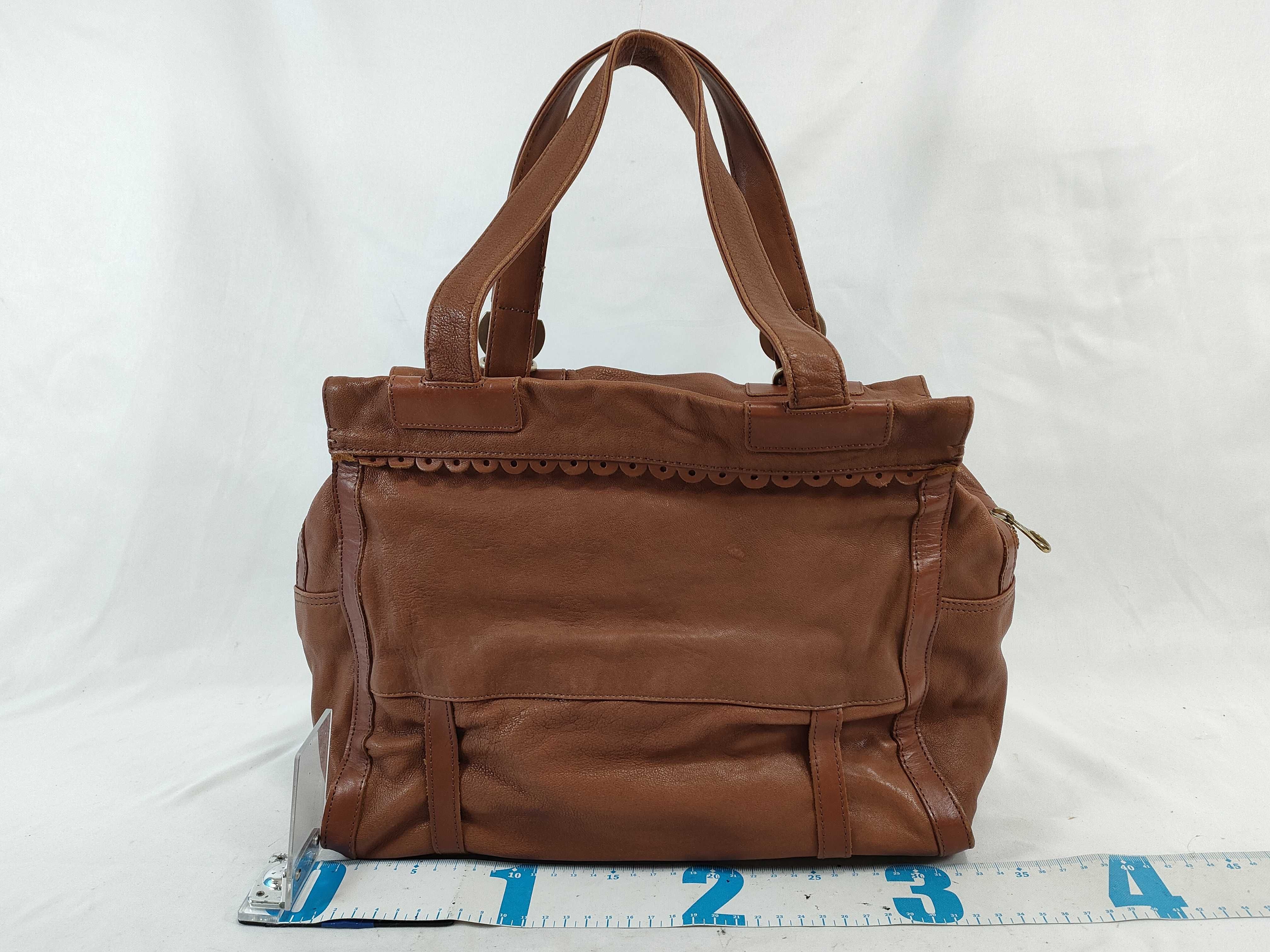 See by Chloe Grained Leather Large Satchel Bag